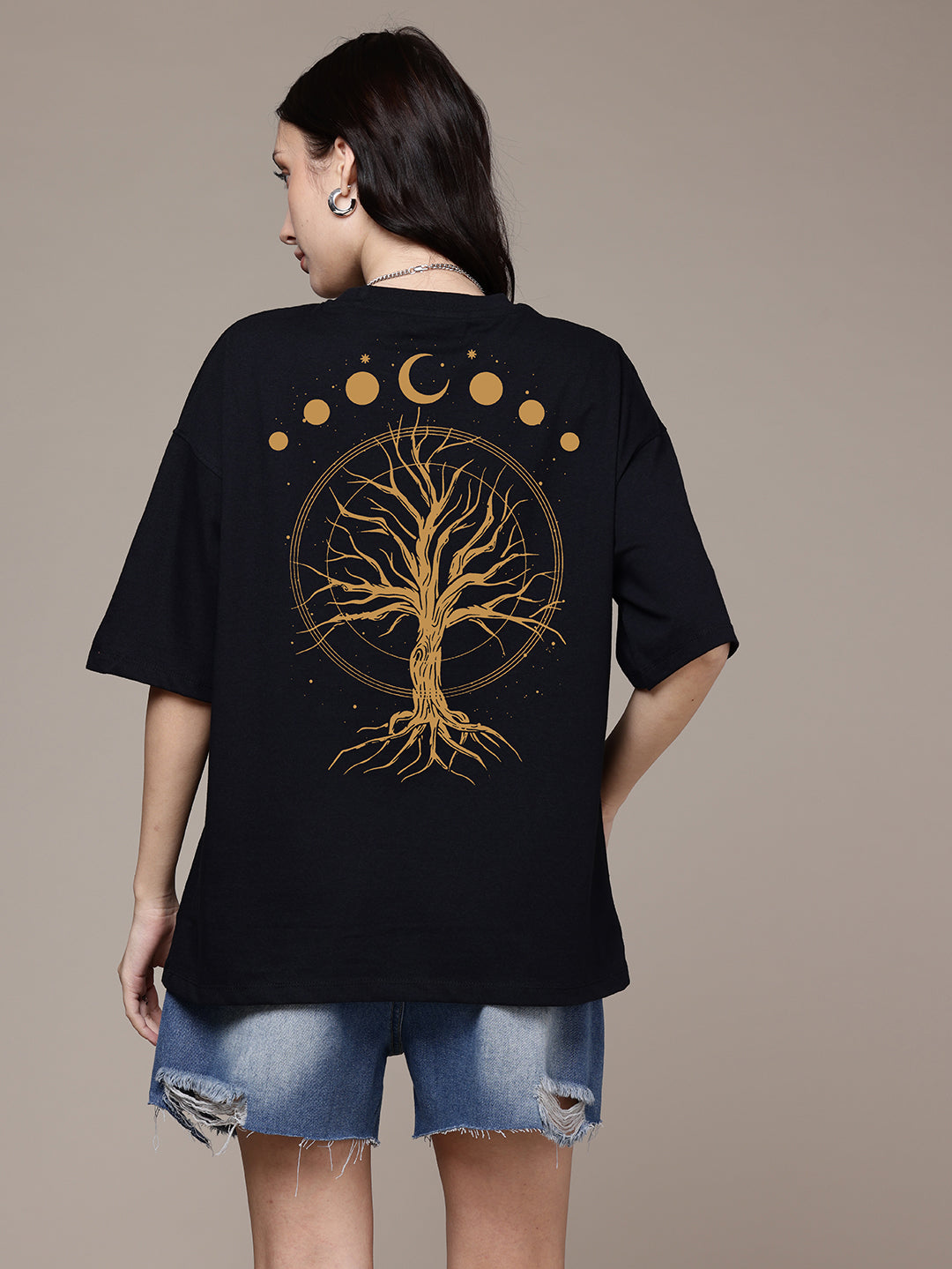 Graphic Oversized T-Shirt Tree