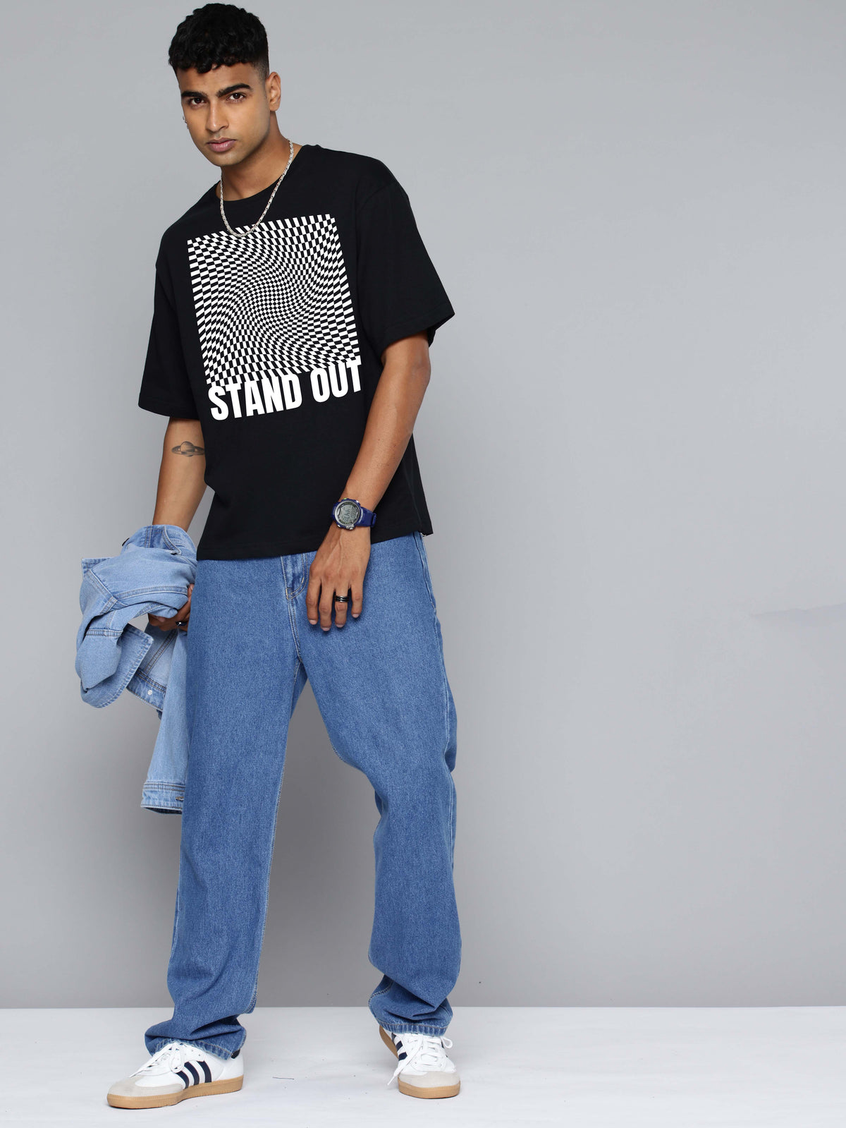 Graphic Oversized Stand Out Print Tshirt