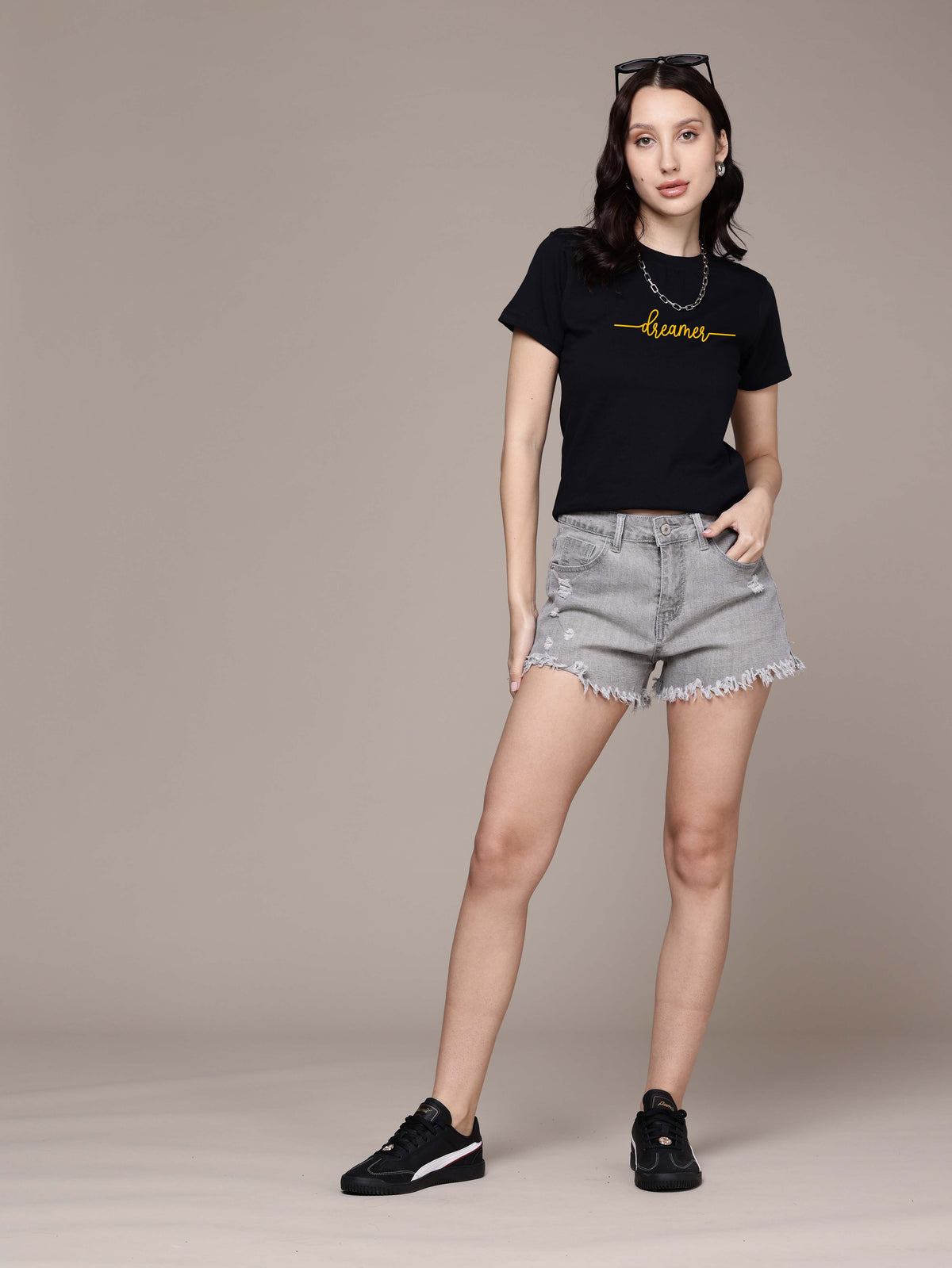 Half Sleeve Womens Regular T-Shirt