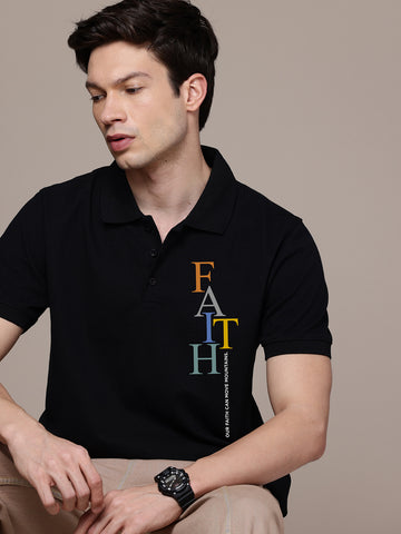 Graphic Polo Faith Print T-Shirt