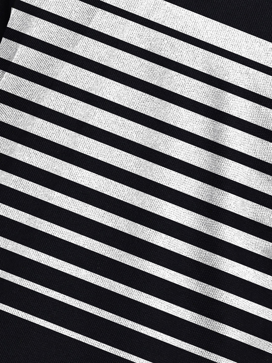 Graphic Polo Stripe Print T-Shirt
