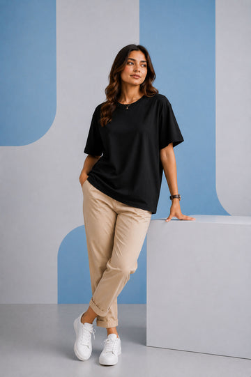 Black Oversized T-Shirt