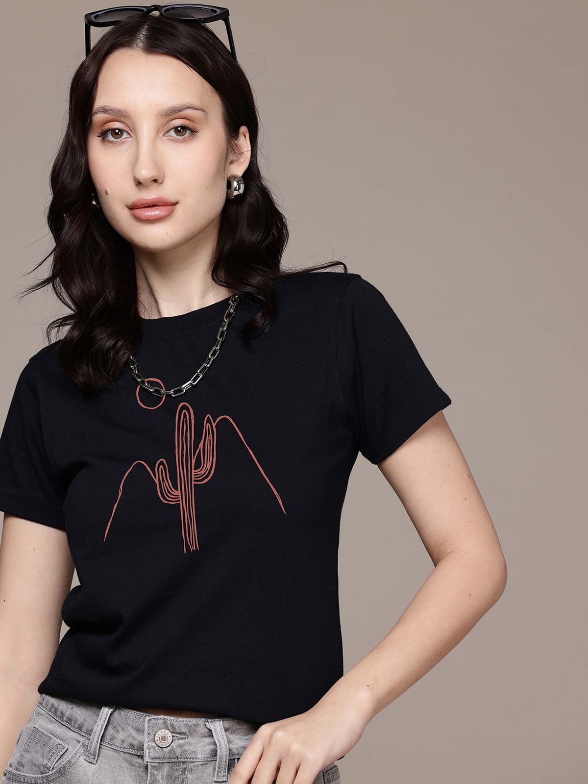 Half Sleeve Womens Regular T-Shirt