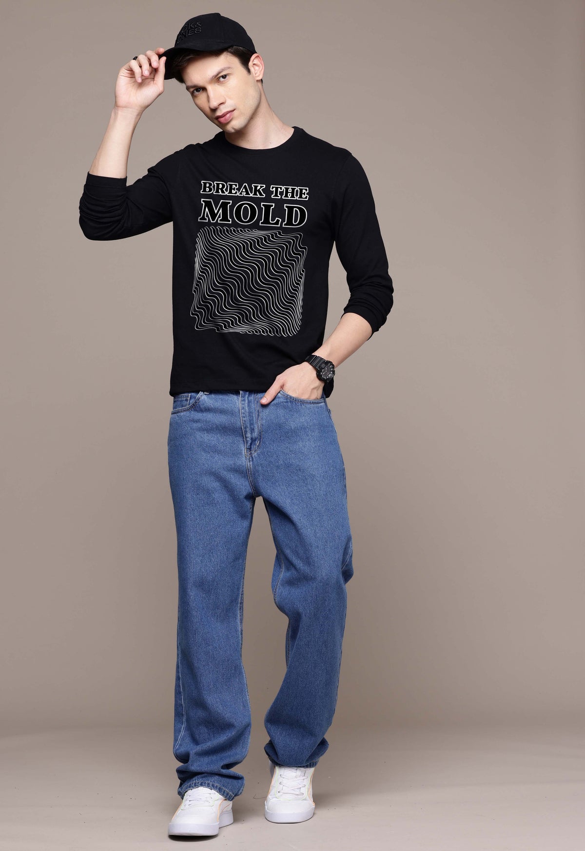 Mens Garphic Long Sleeve T-Shirts