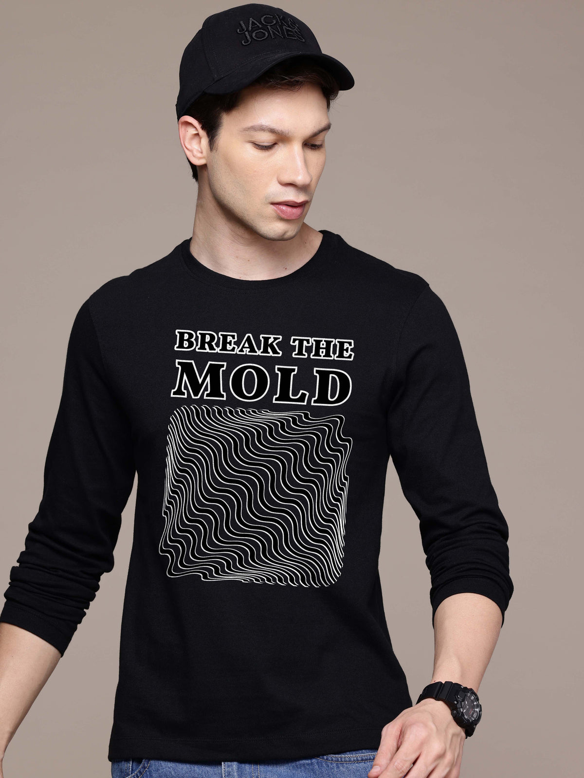 Mens Garphic Long Sleeve T-Shirts