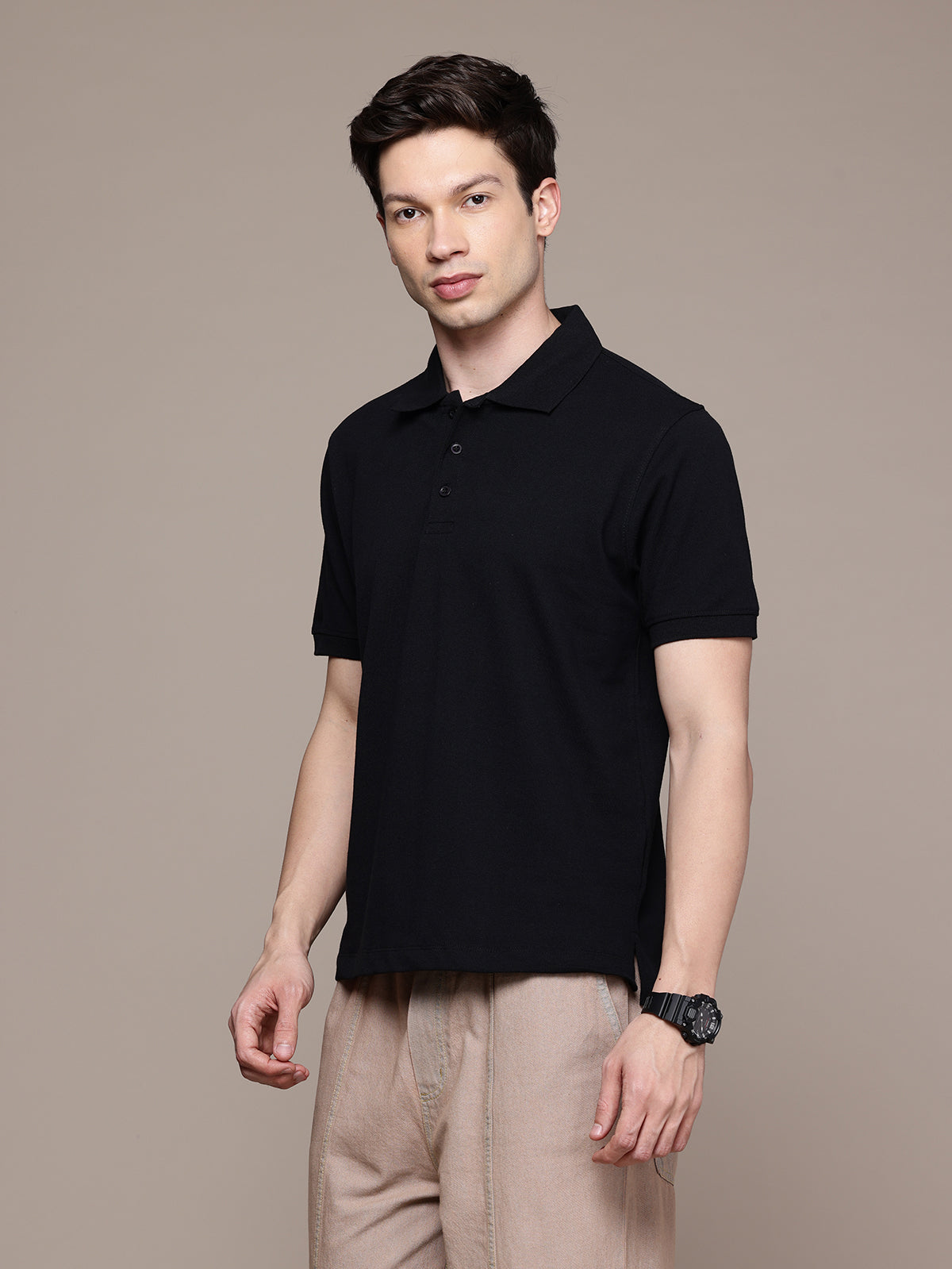 Graphic Polo Feel the power Print T-Shirt