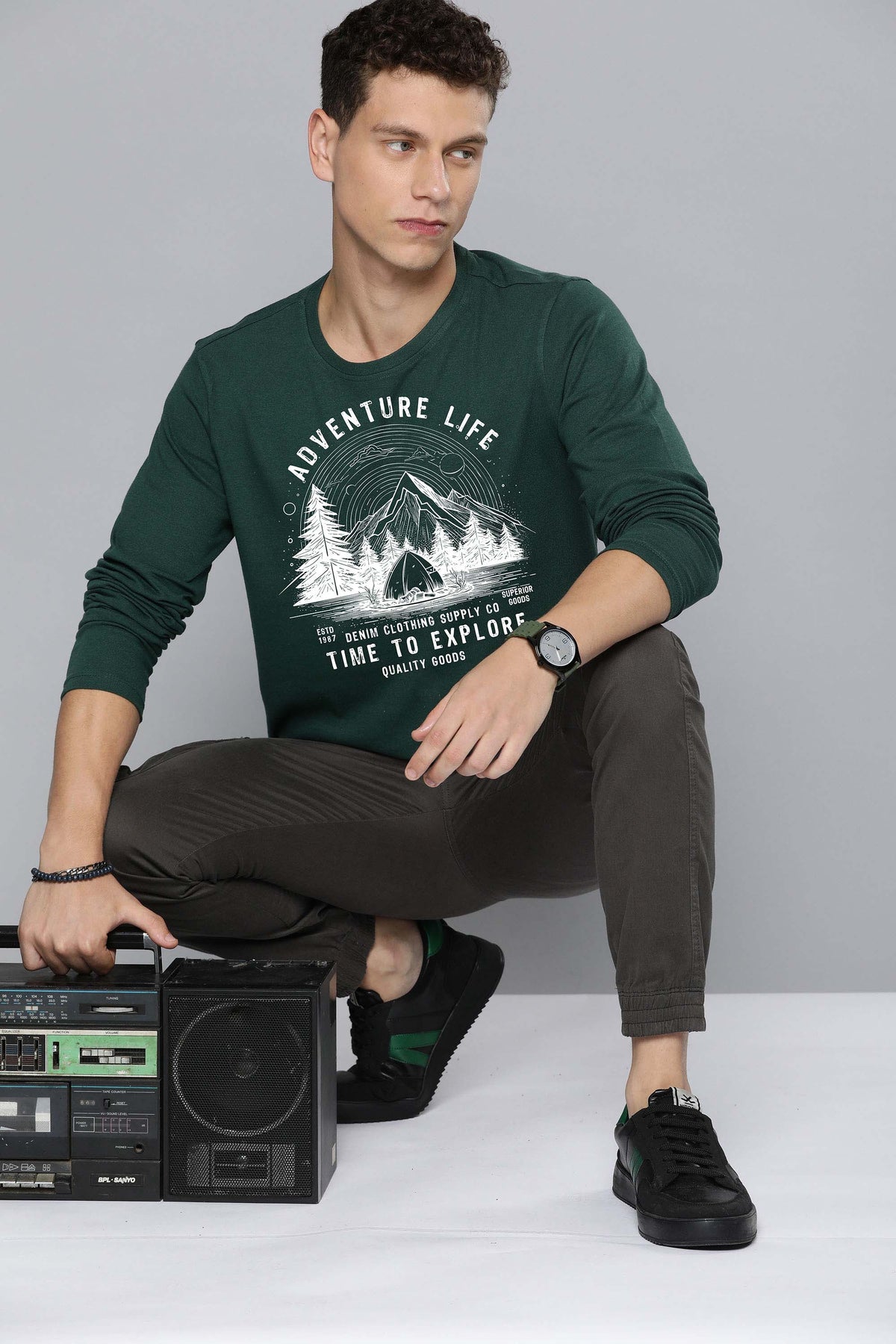 Mens Graphic Long Sleeve