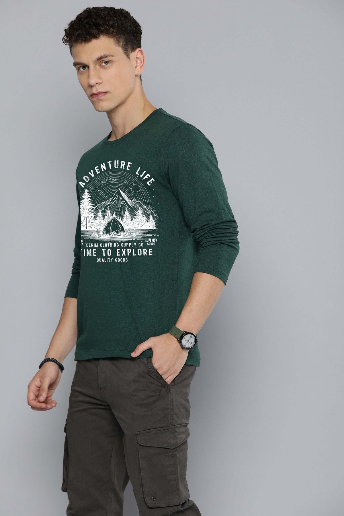 Mens Graphic Long Sleeve