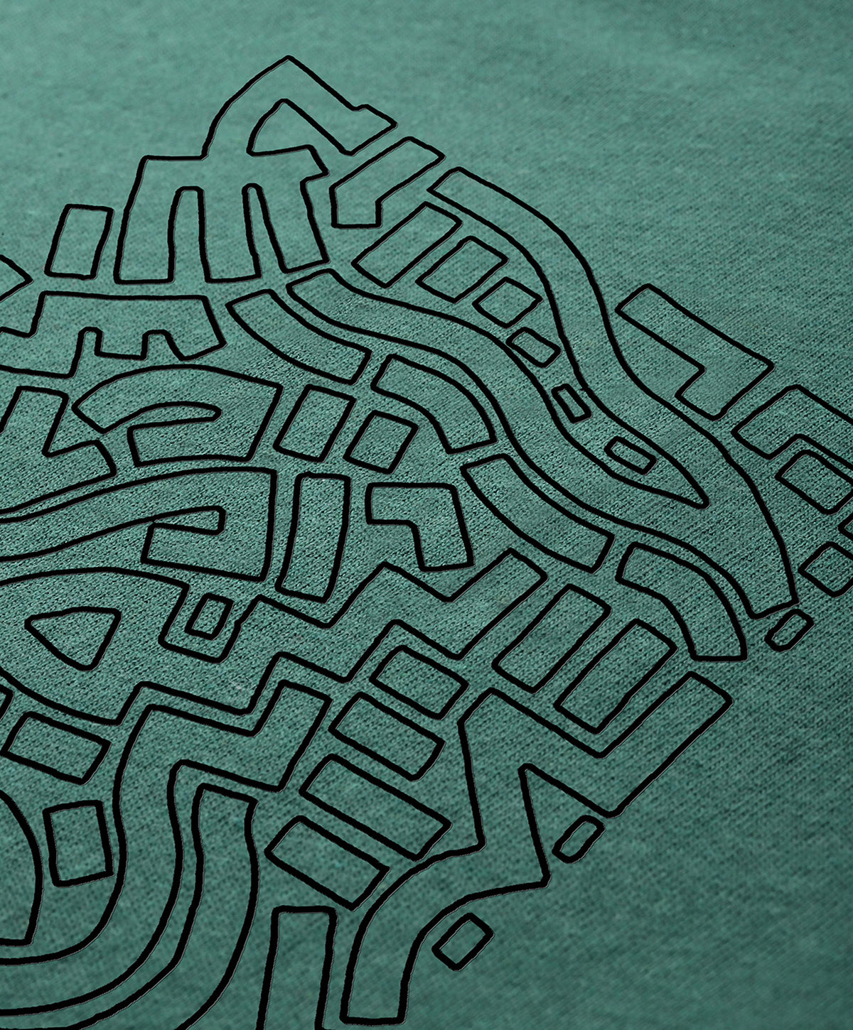Graphic Oversized Puzzle Tshirt