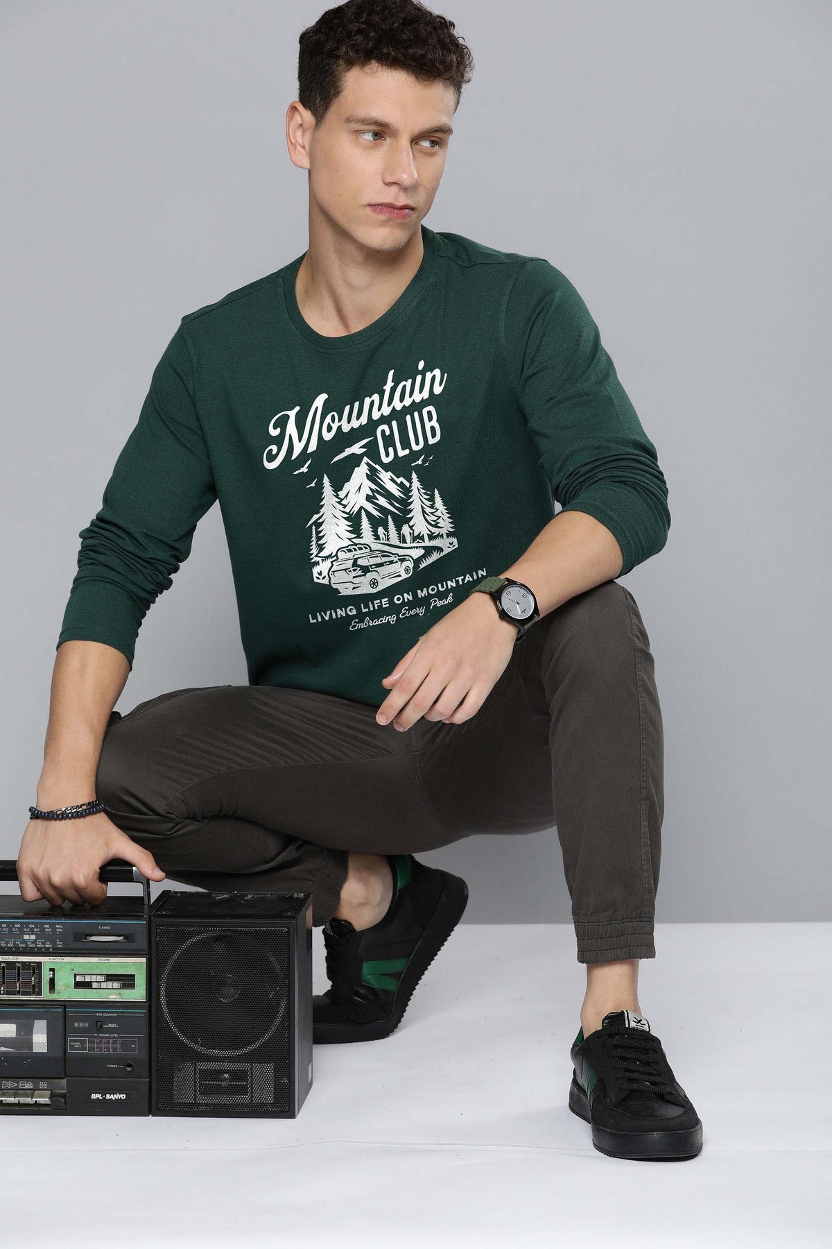 Mens Graphic Long Sleeve