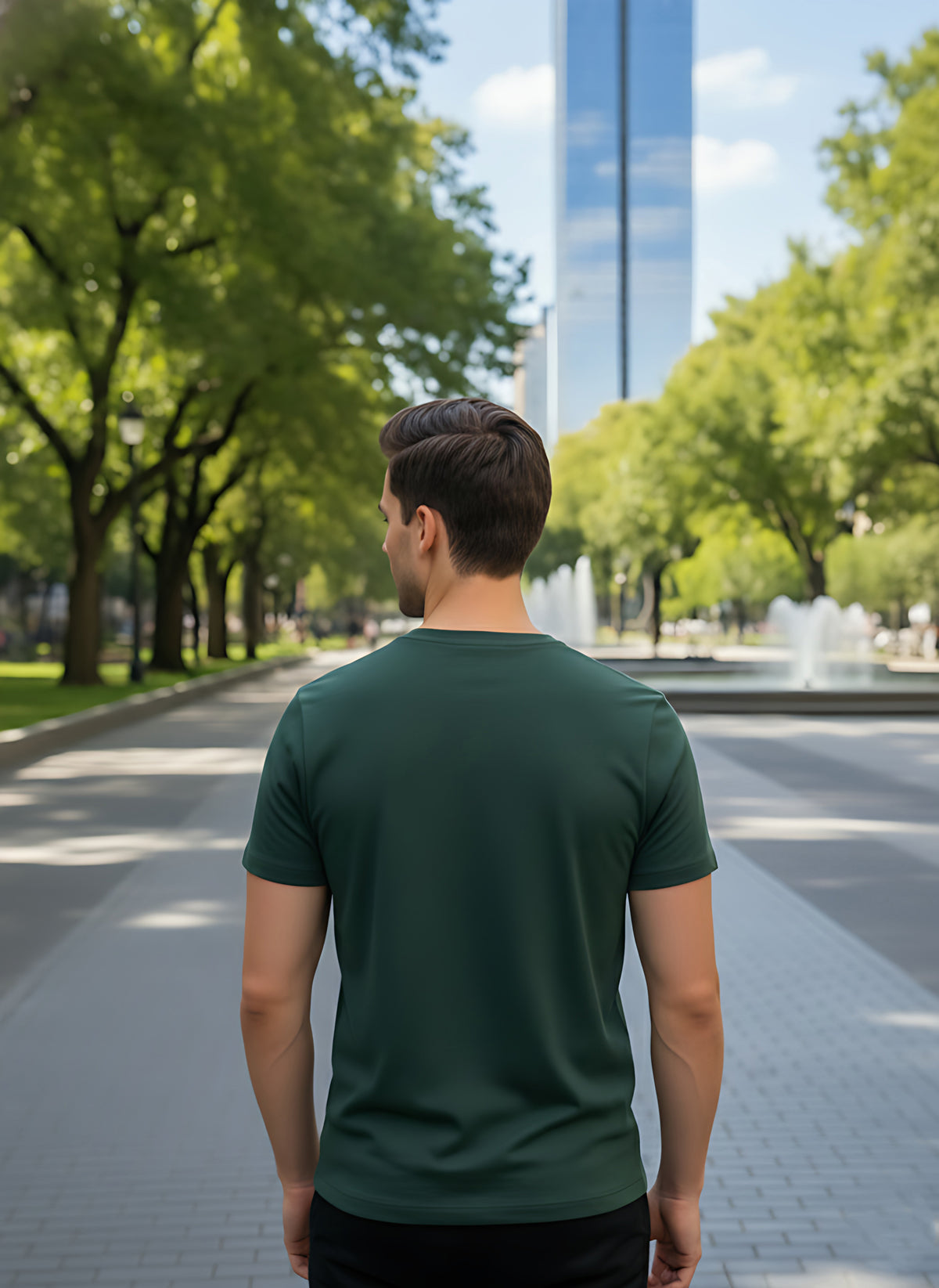 Mens Graphic Regular Half Sleeve T Shirt
