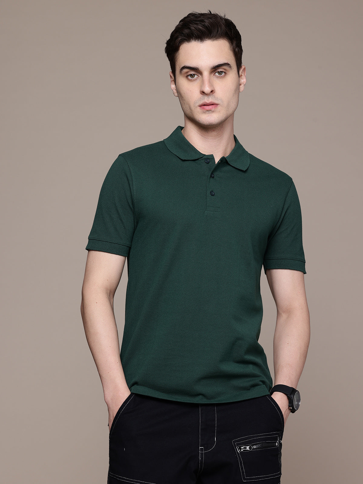 Graphic Polo Brainwaves Print T-Shirt