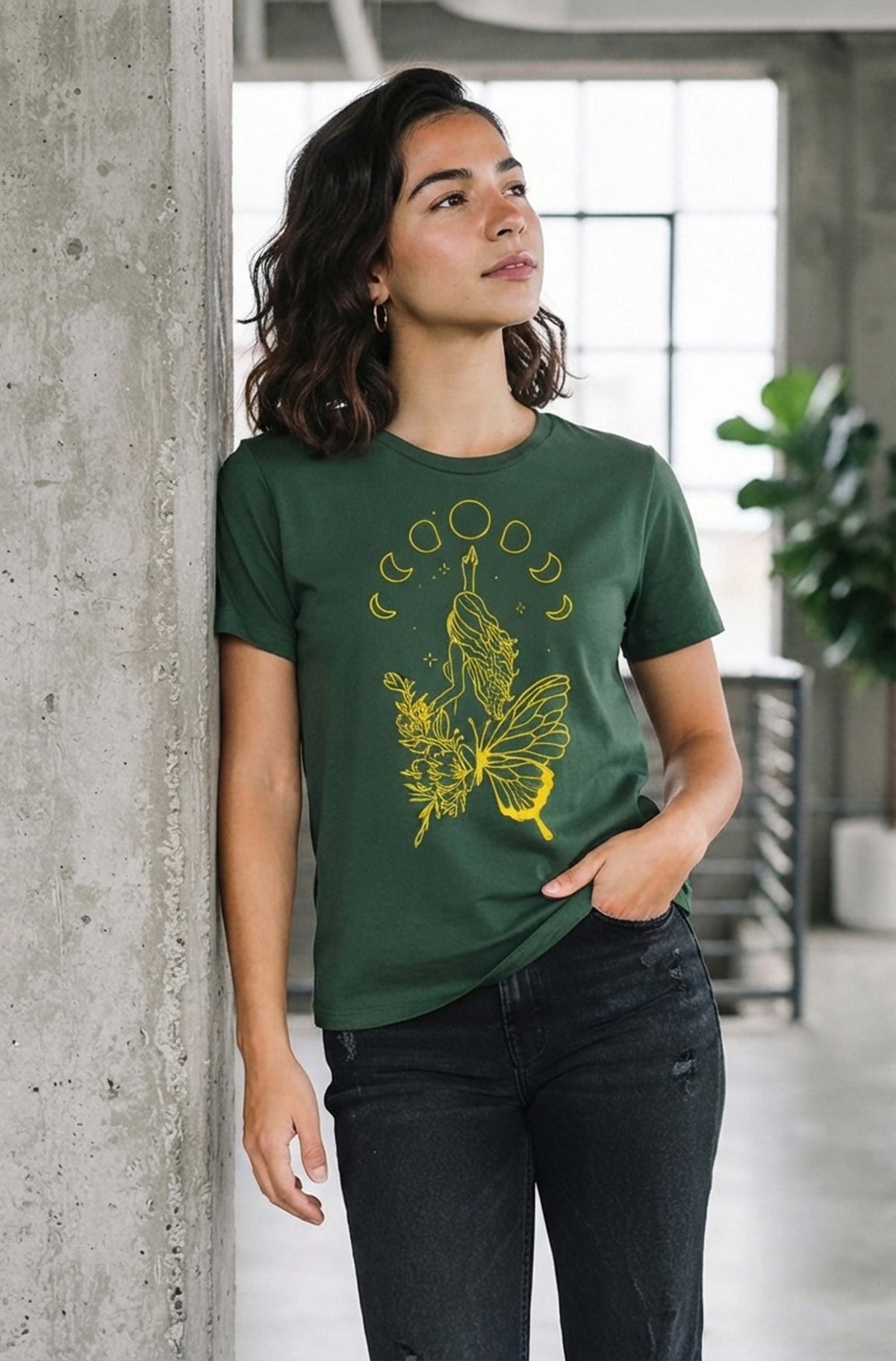 Half Sleeve Womens Regular T-Shirt