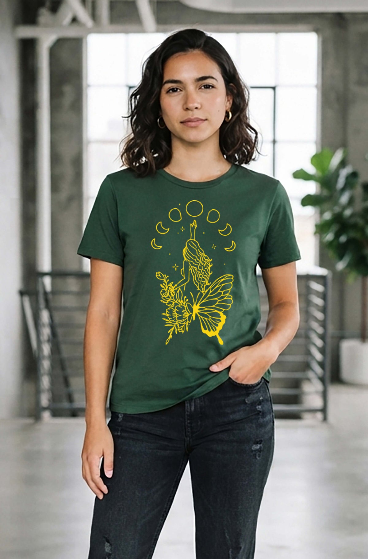 Half Sleeve Womens Regular T-Shirt