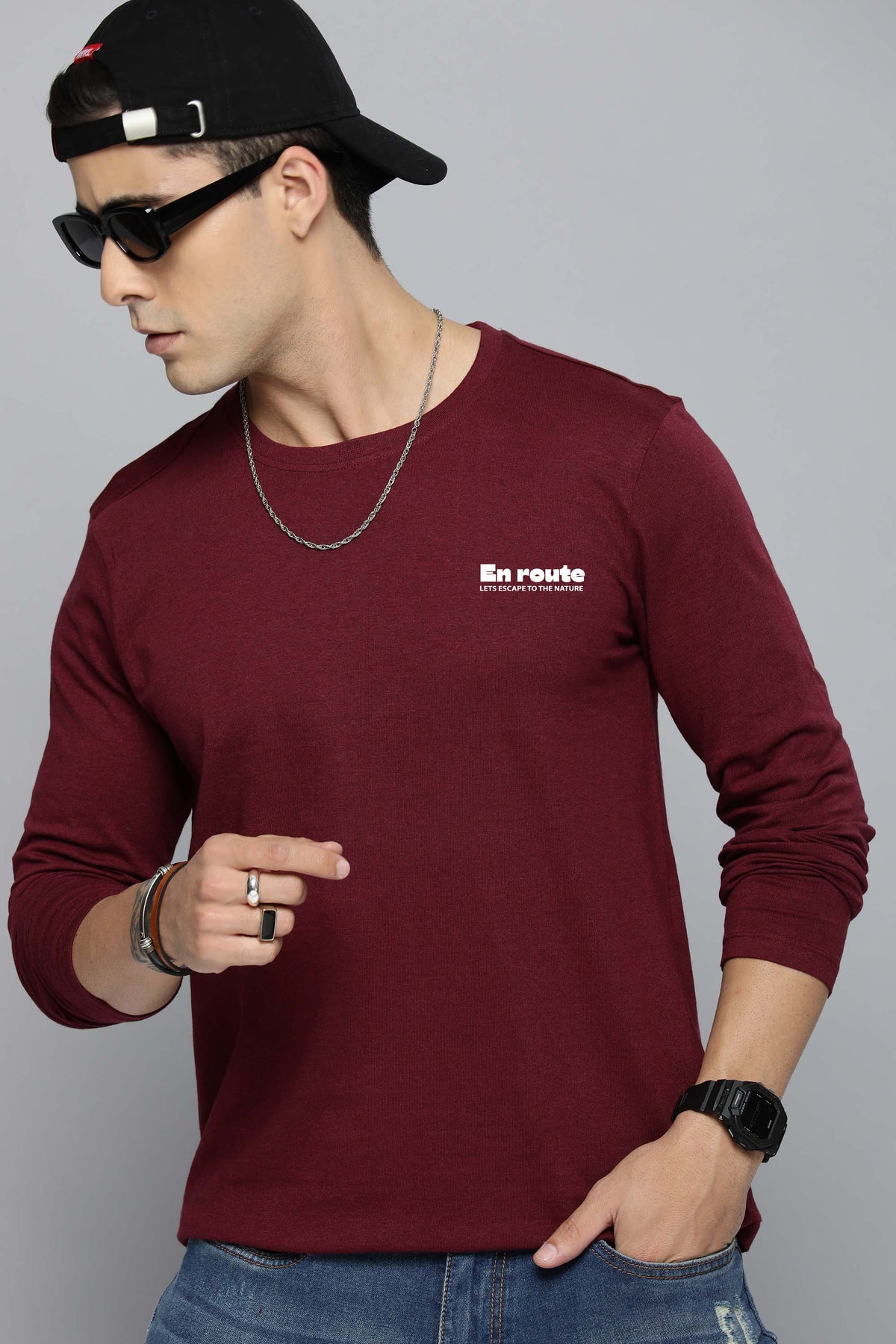 Mens Graphic Long Sleeve