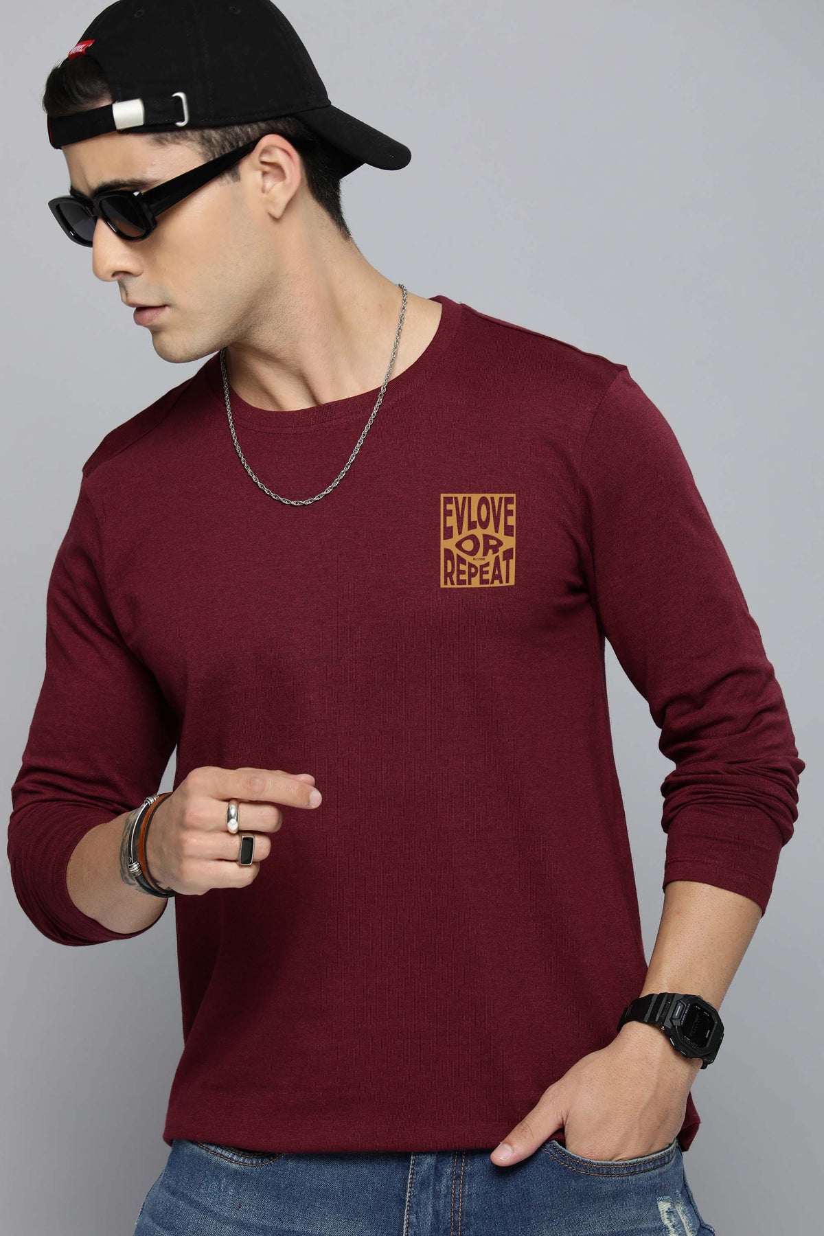 Mens Graphic Long Sleeve