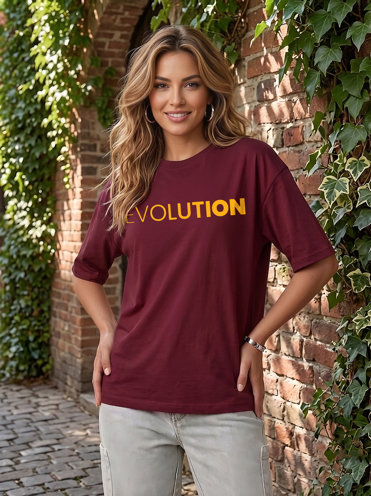 Graphic Oversized T-Shirt Evolution
