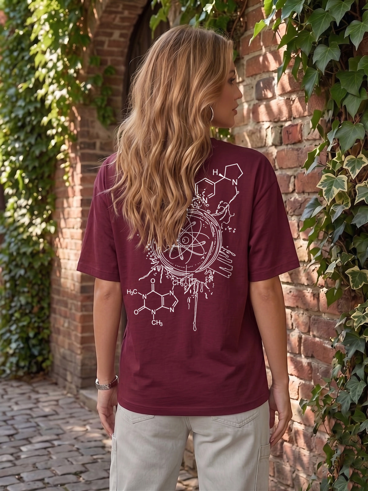 Graphic Oversized T-Shirt Quantum