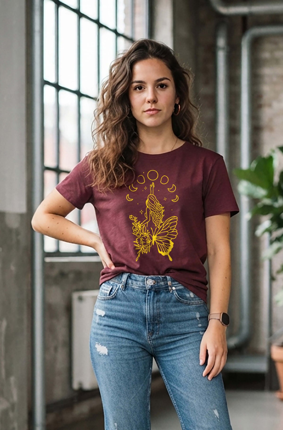 Half Sleeve Womens Regular T-Shirt