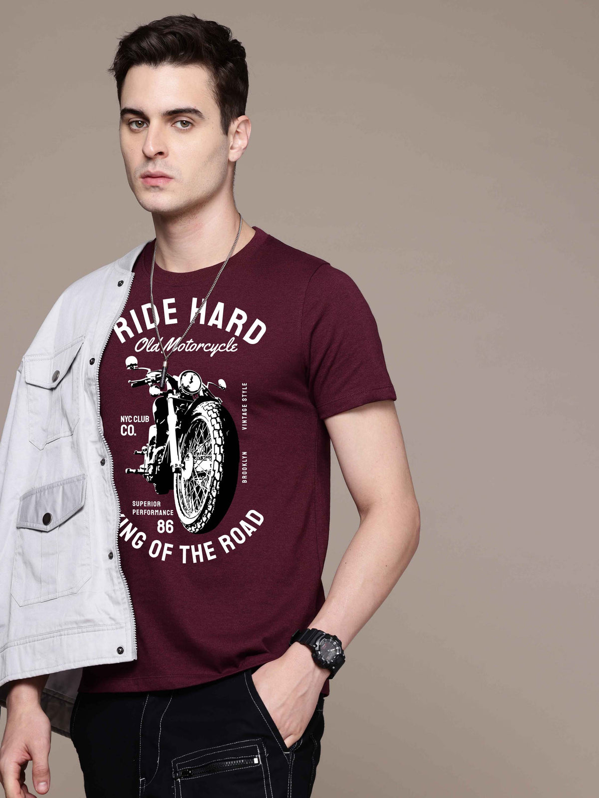 Mens Graphic Regular T Shirt