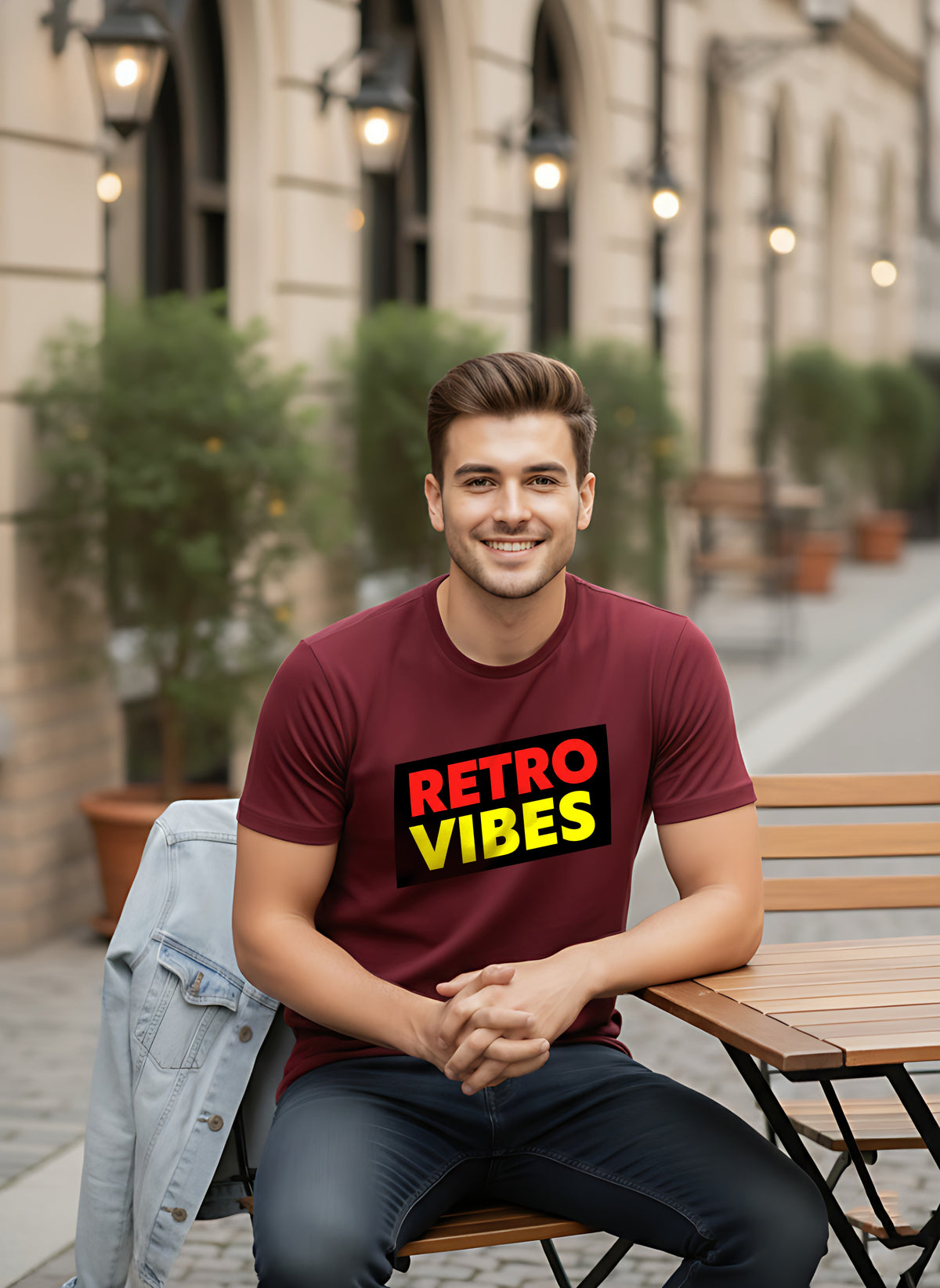 Mens Graphic Regular Half Sleeve T Shirt