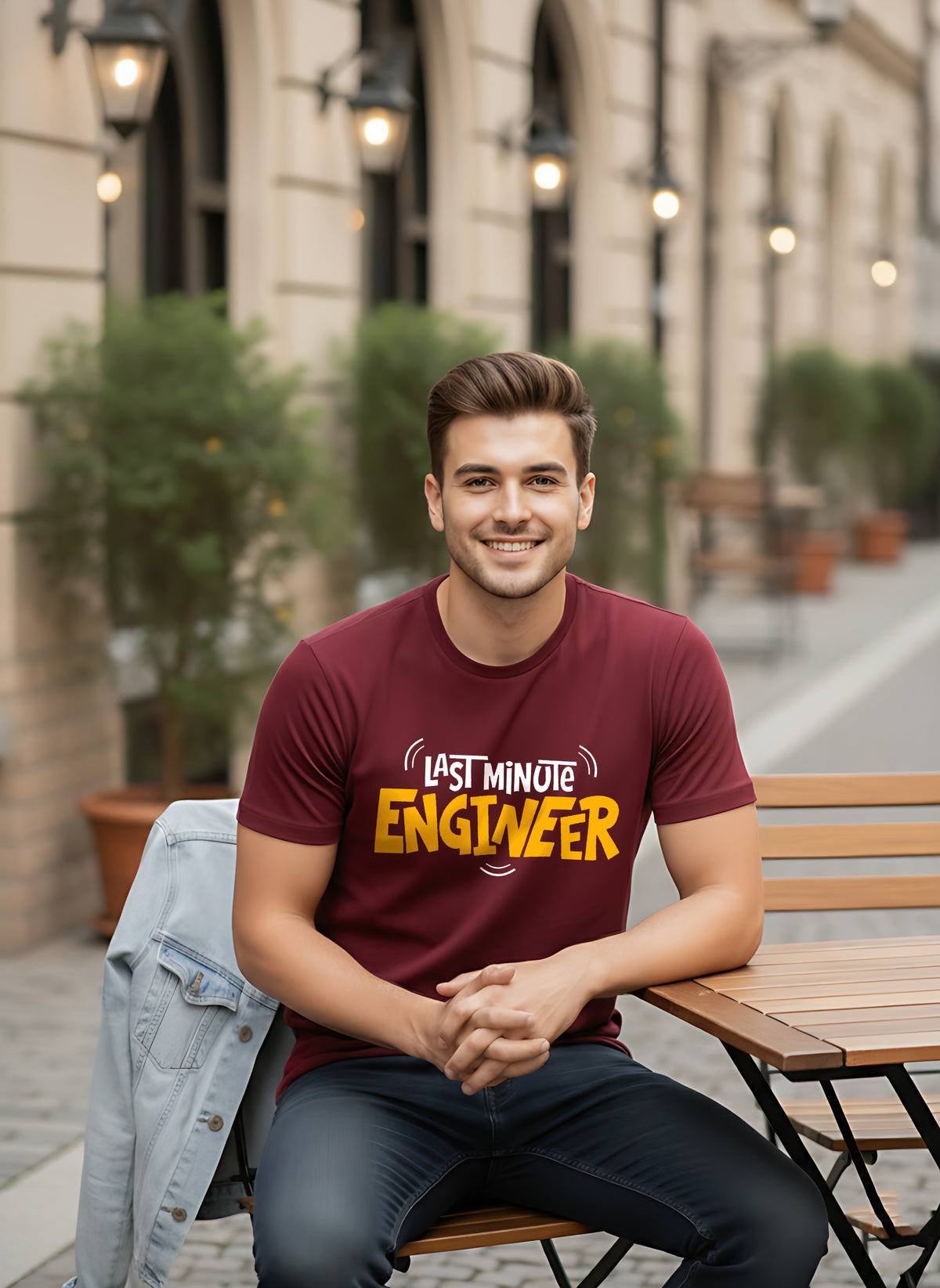 Mens Graphic Regular Half Sleeve T Shirt