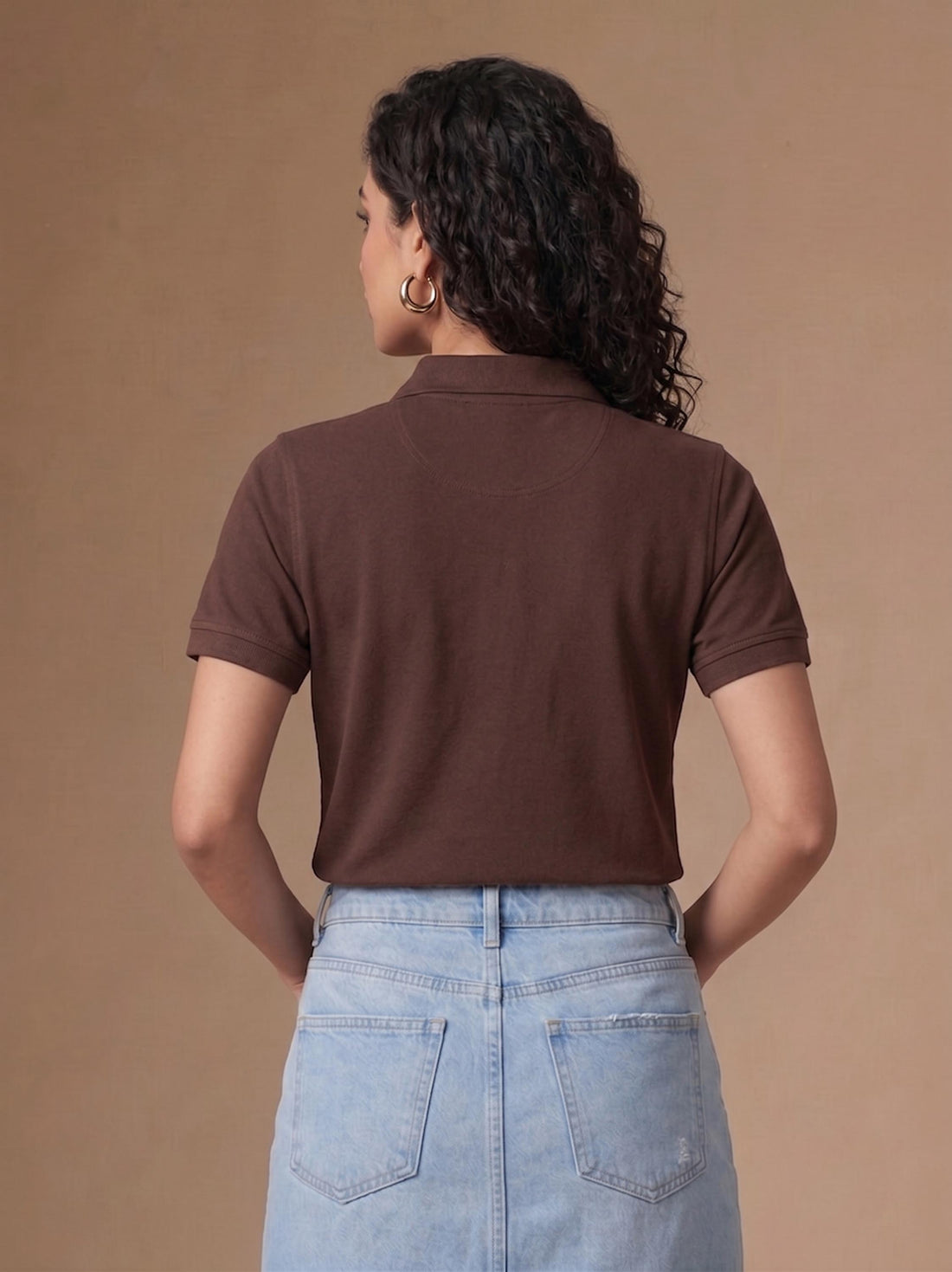 Coffee Brown Polo T-Shirt