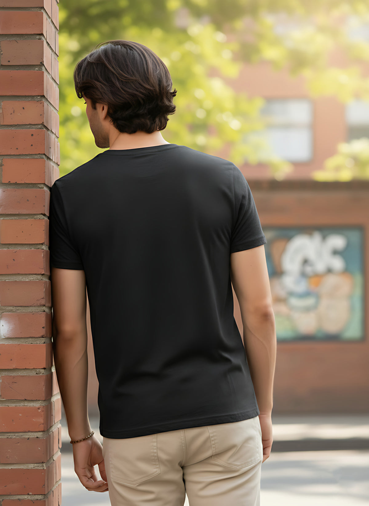 Mens Graphic Regular Half Sleeve T Shirt