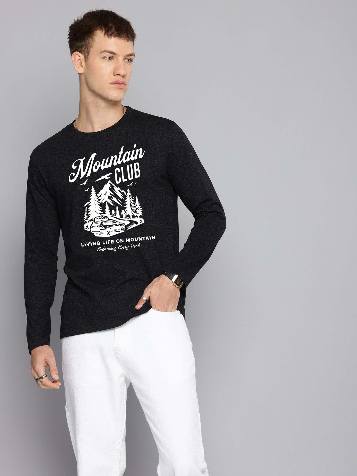 Mens Graphic Long Sleeve