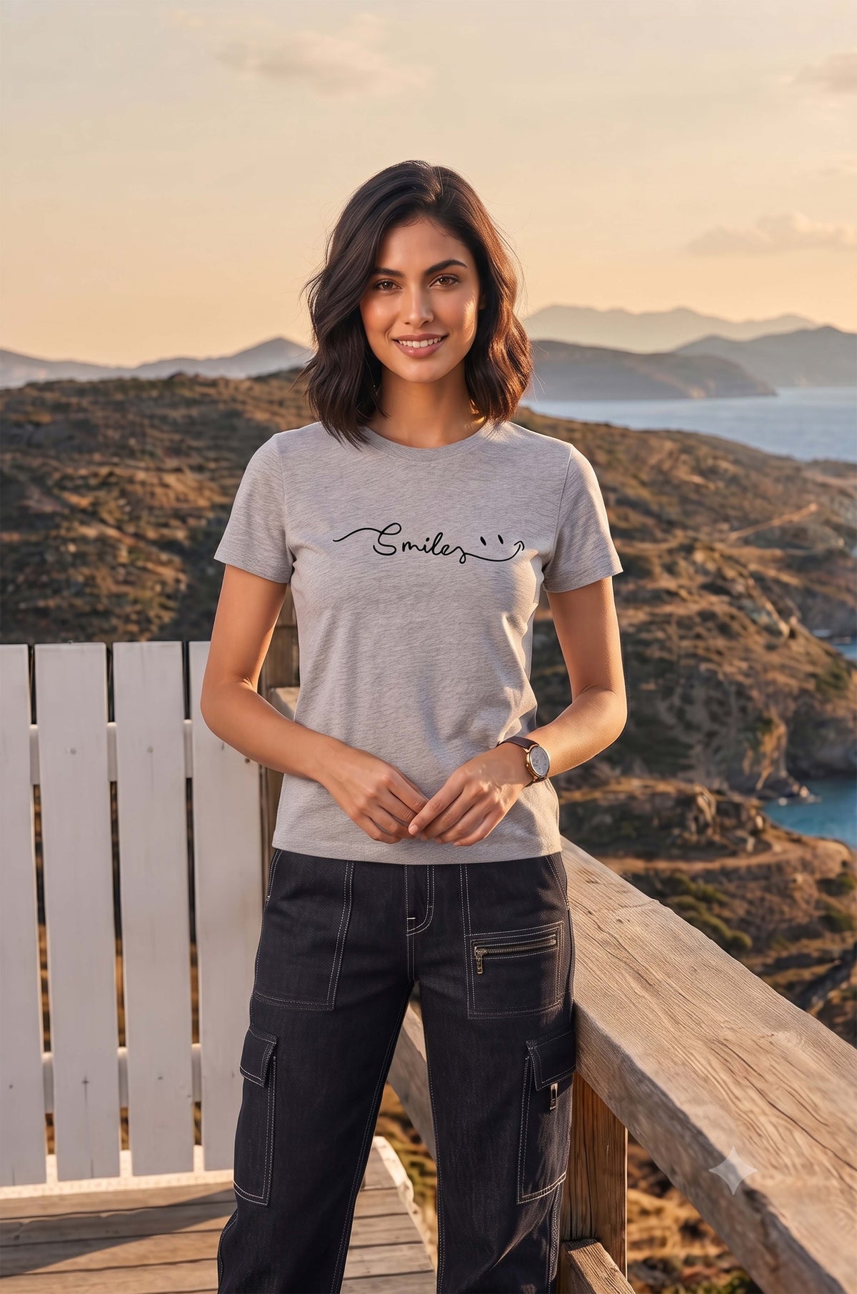 Half Sleeve Womens Regular T-Shirt