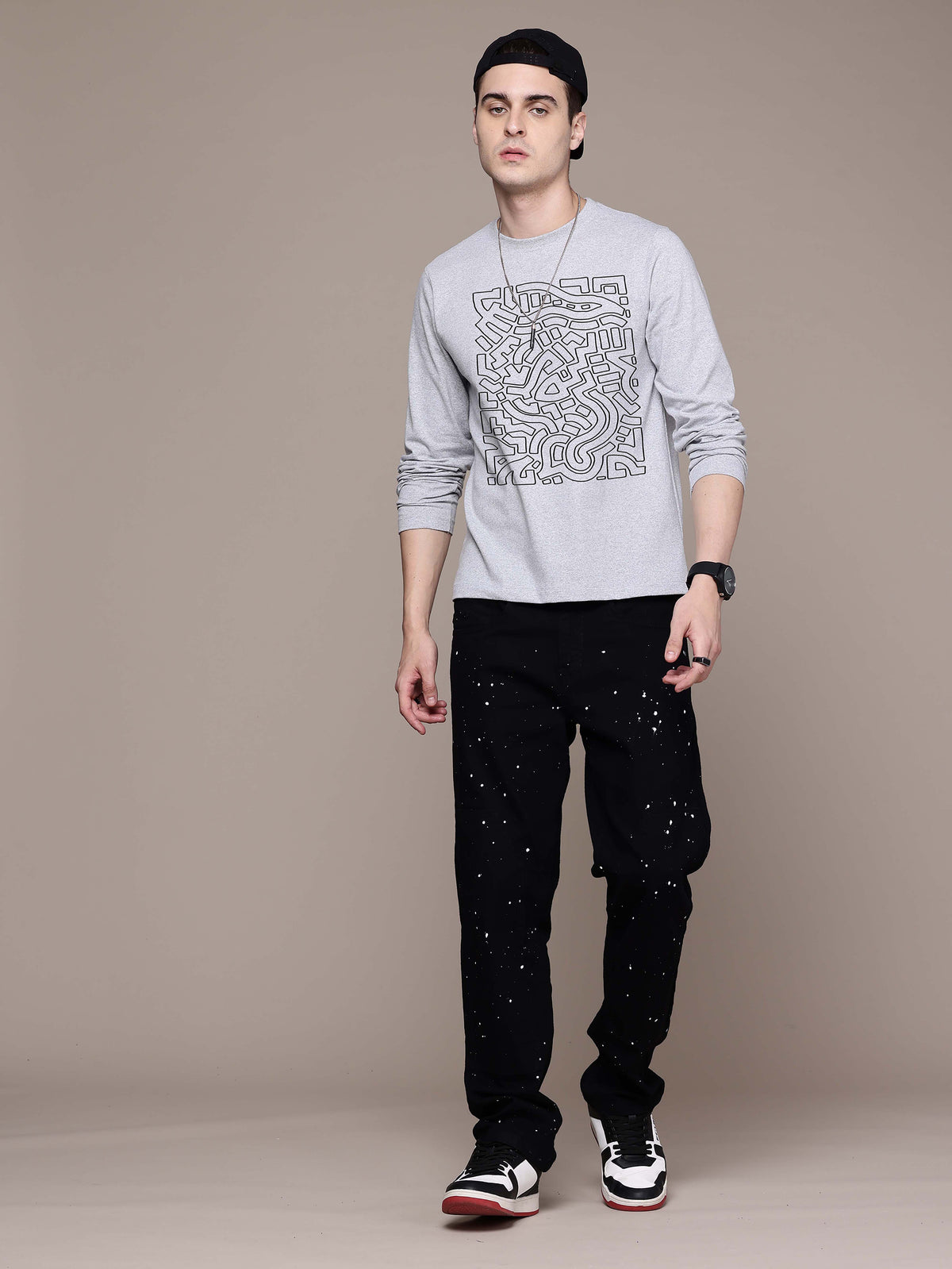 Mens Graphic Long Sleeve