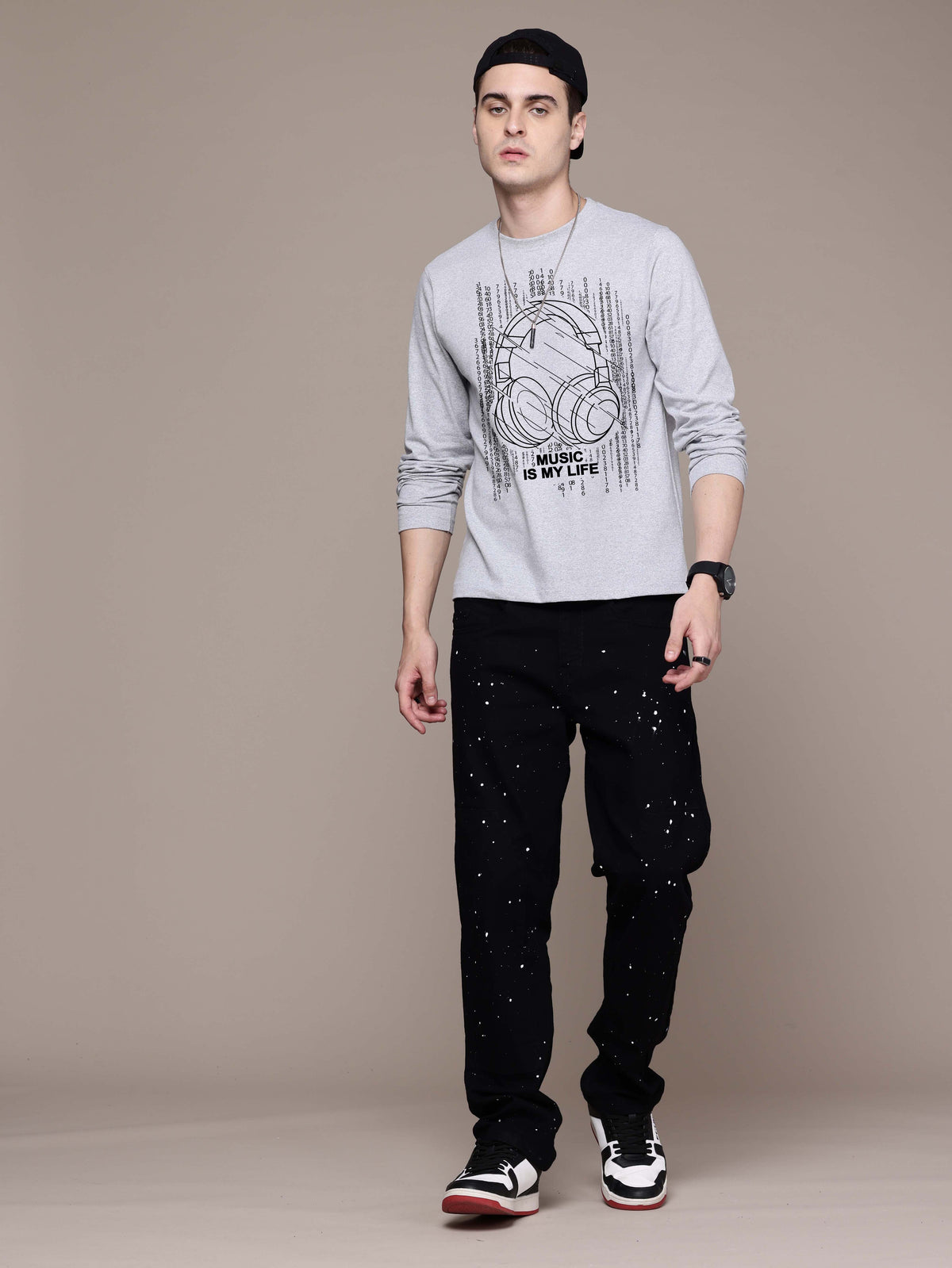 Mens Graphic Long Sleeve