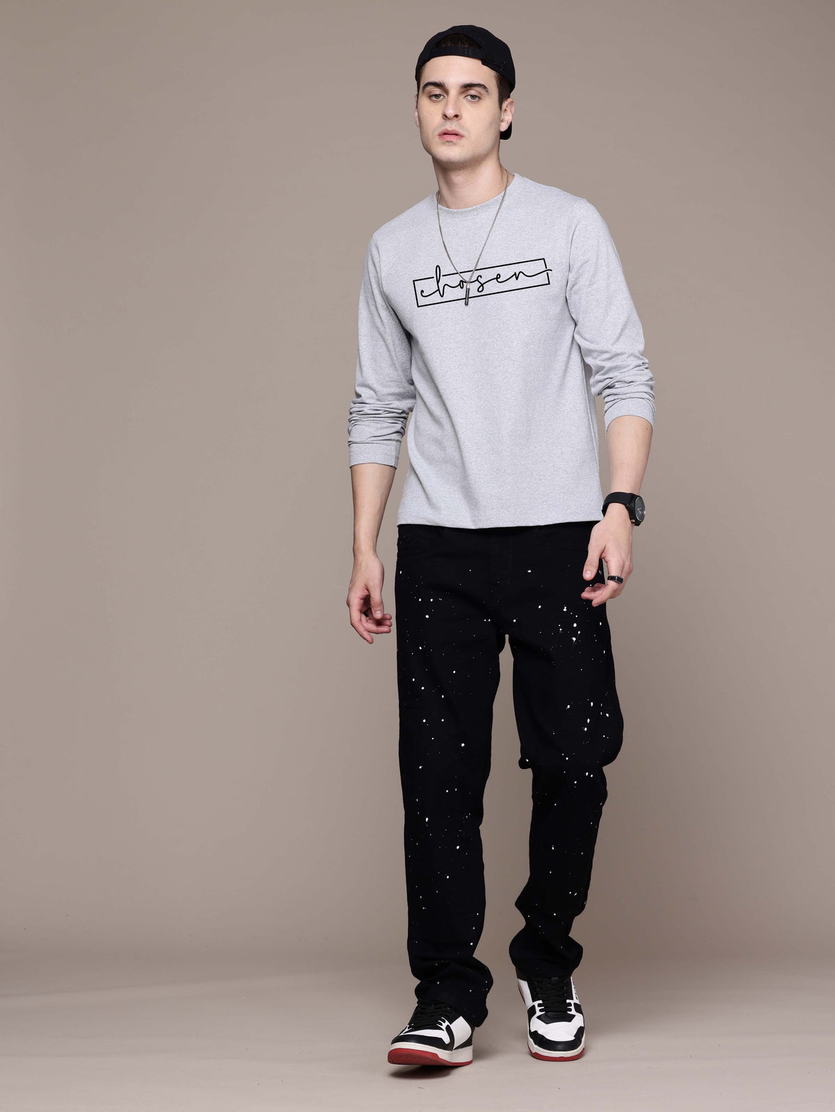 Mens Graphic Long Sleeve