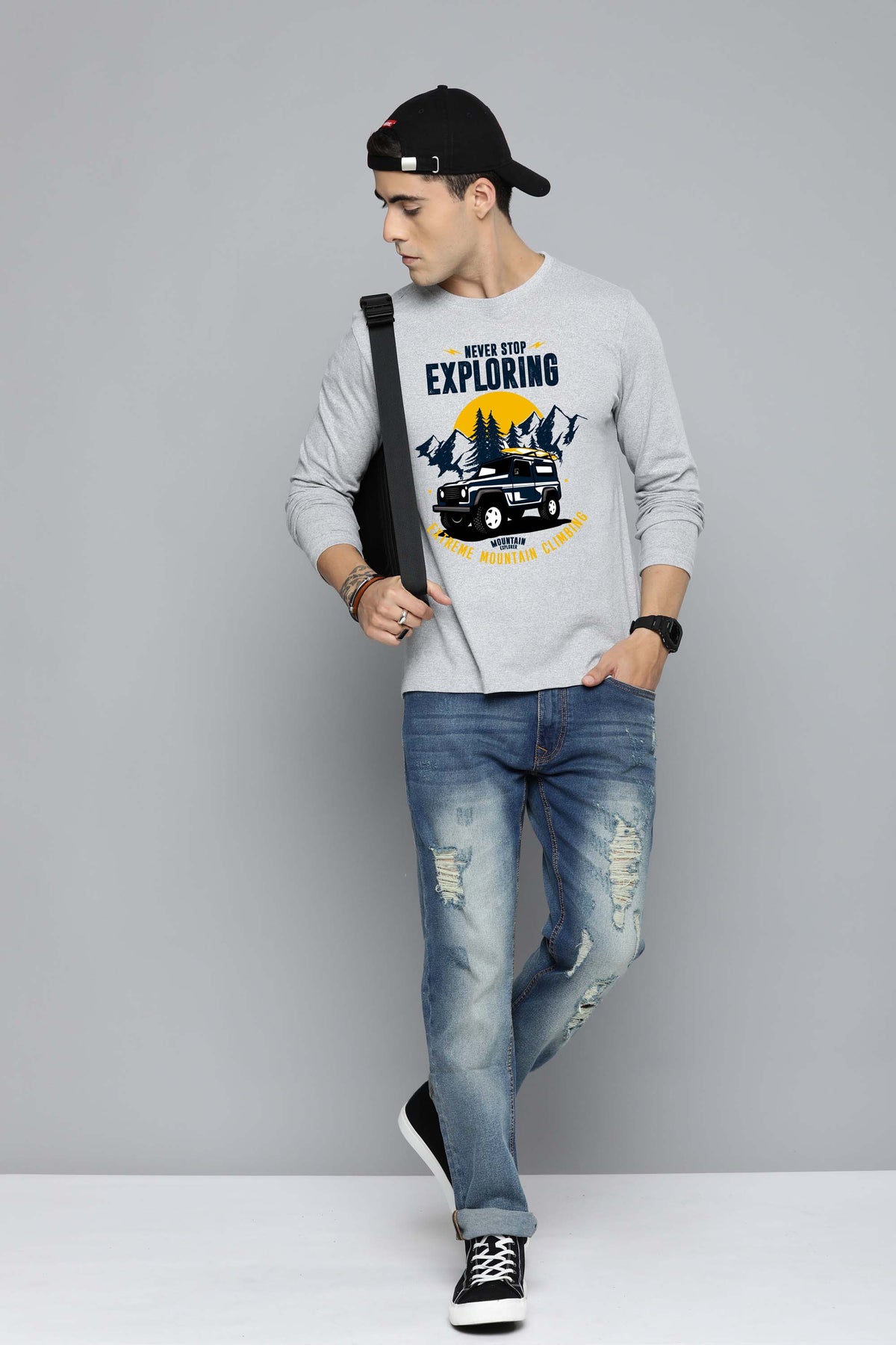 Mens Graphic Long Sleeve