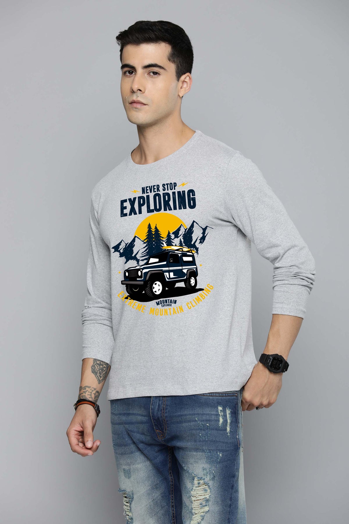 Mens Graphic Long Sleeve