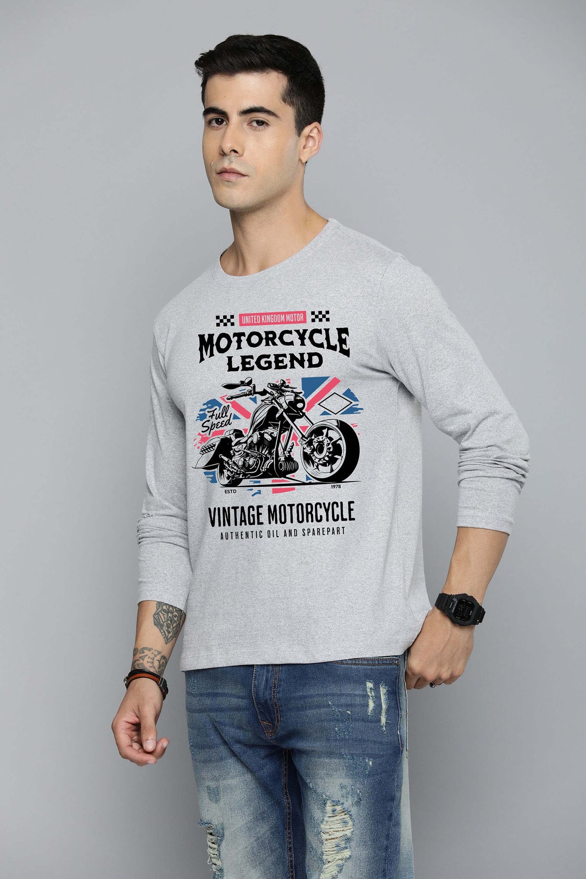 Mens Graphic Long Sleeve