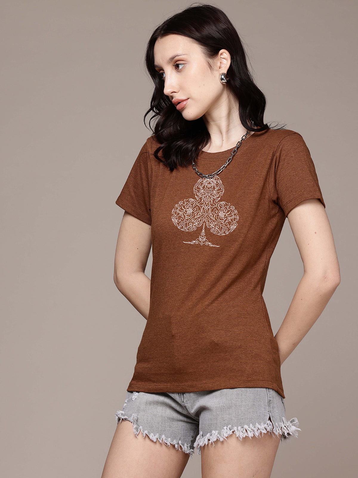 Half Sleeve Womens Regular T-Shirt