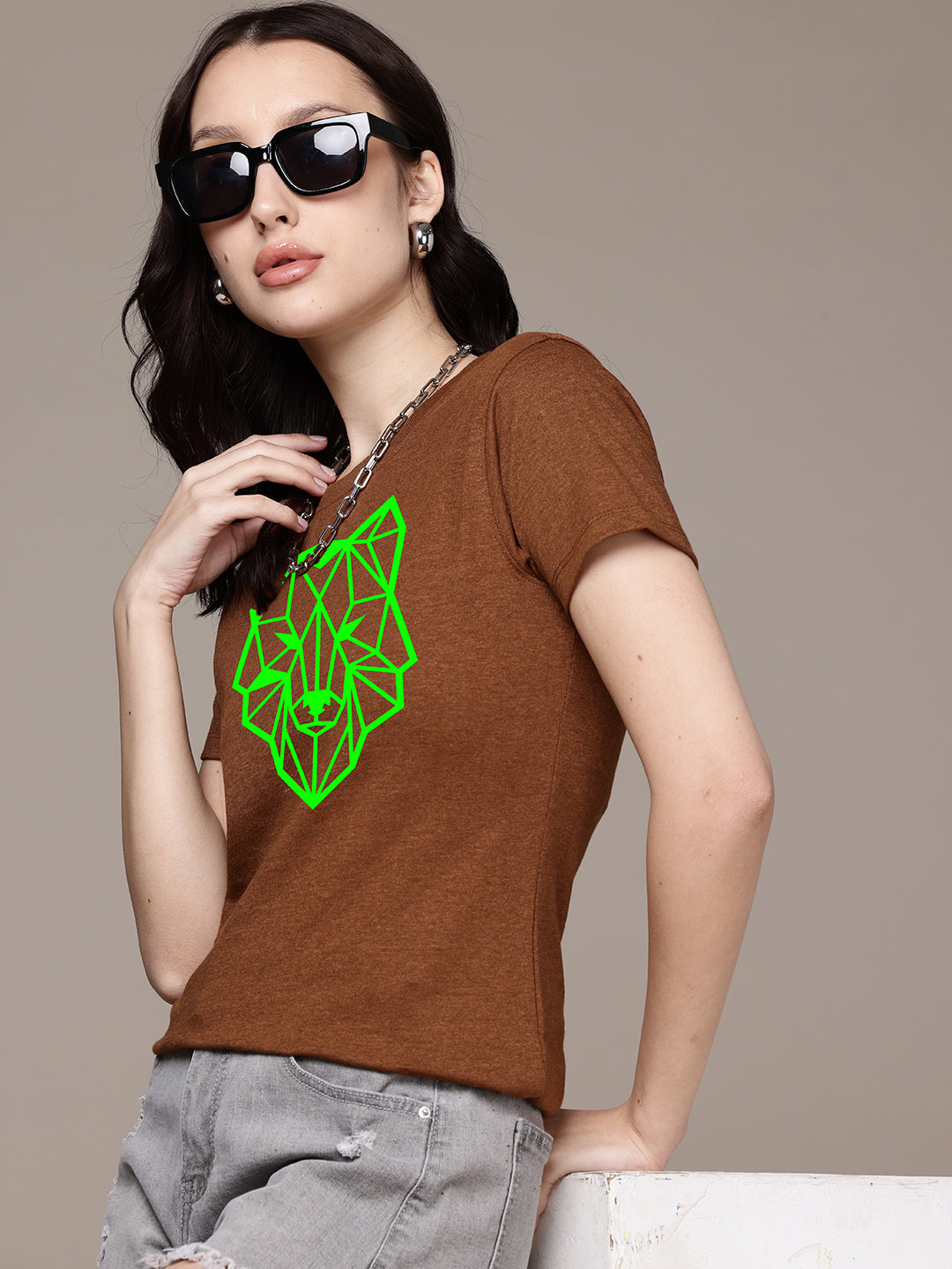 Half Sleeve Womens Regular T-Shirt