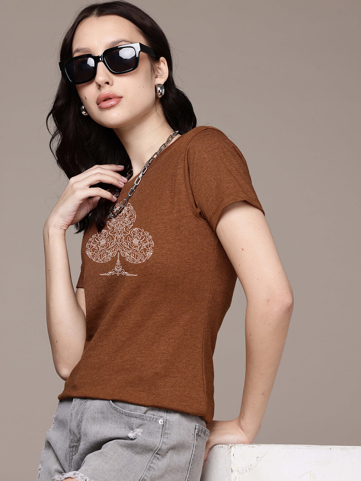 Half Sleeve Womens Regular T-Shirt