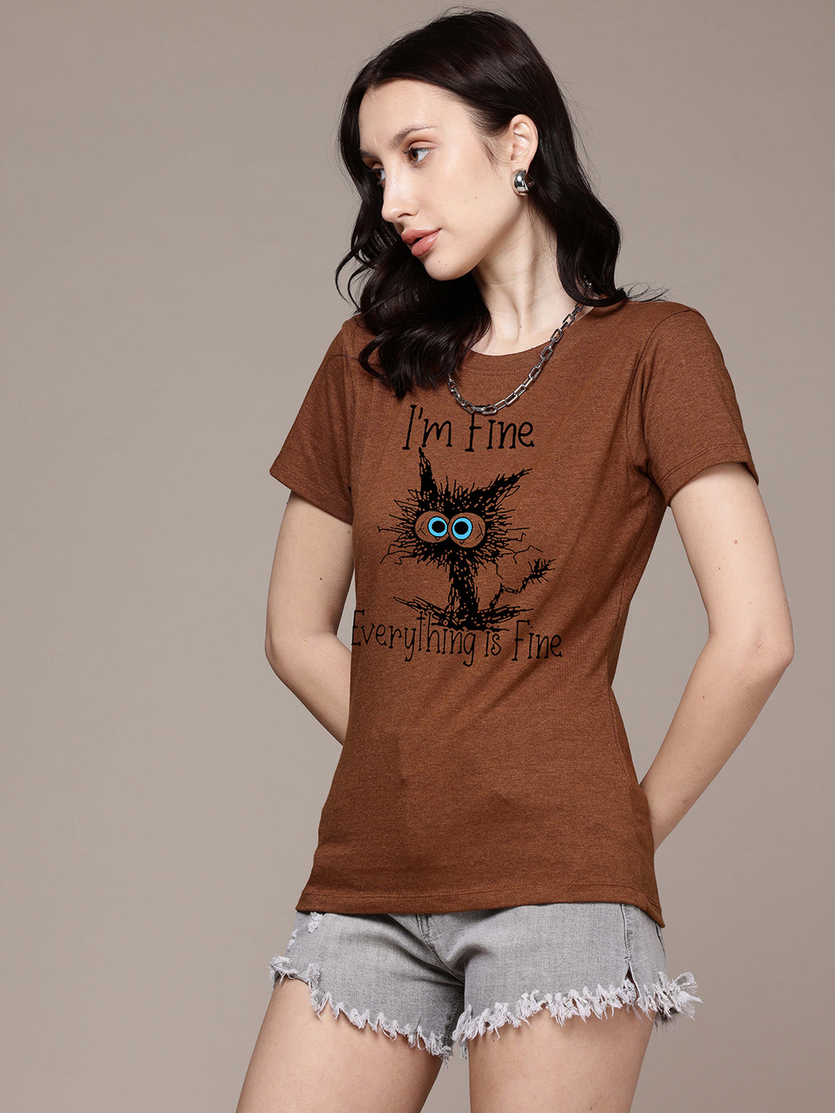 Half Sleeve Womens Regular T-Shirt