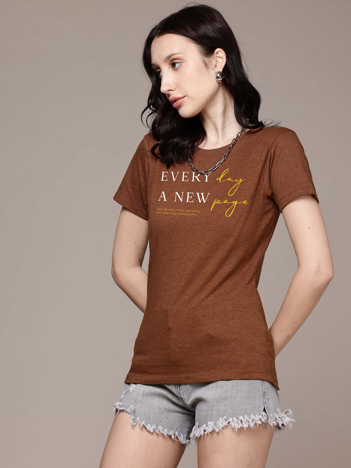 Half Sleeve Womens Regular T-Shirt