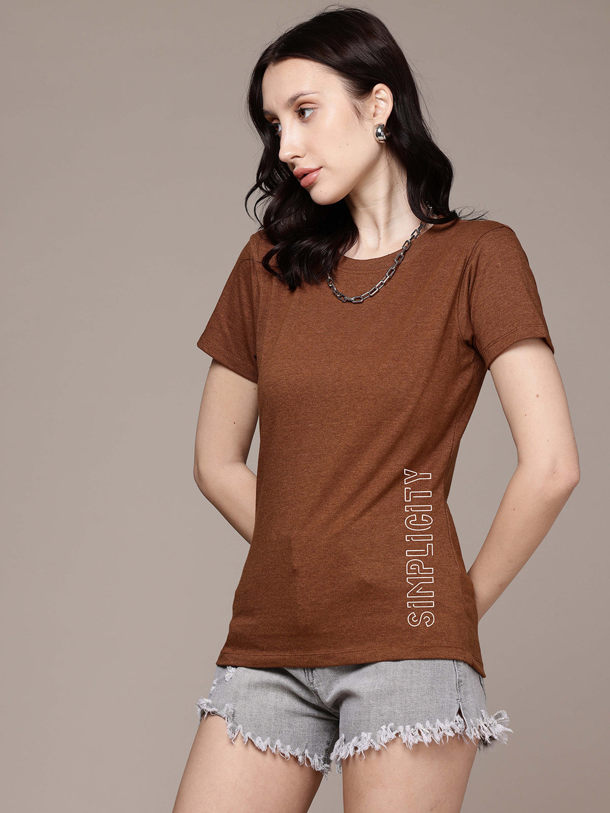 Half Sleeve Womens Regular T-Shirt