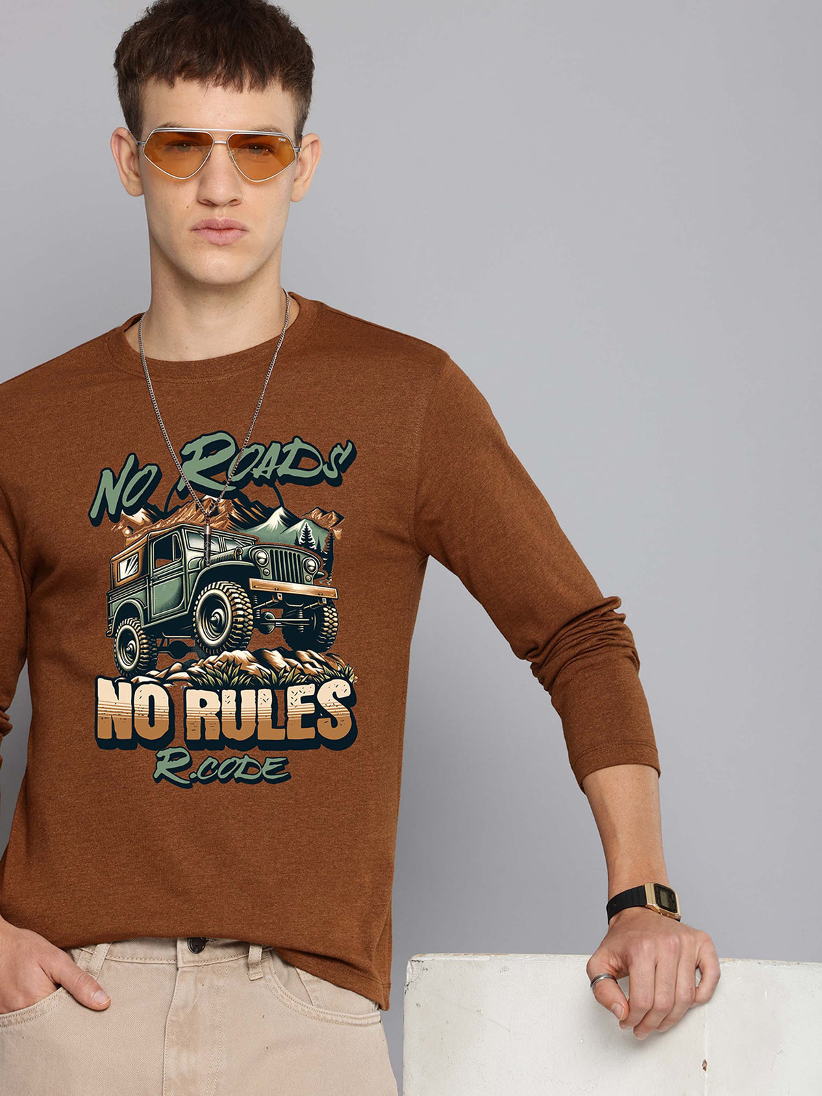 Mens Graphic Long Sleeve