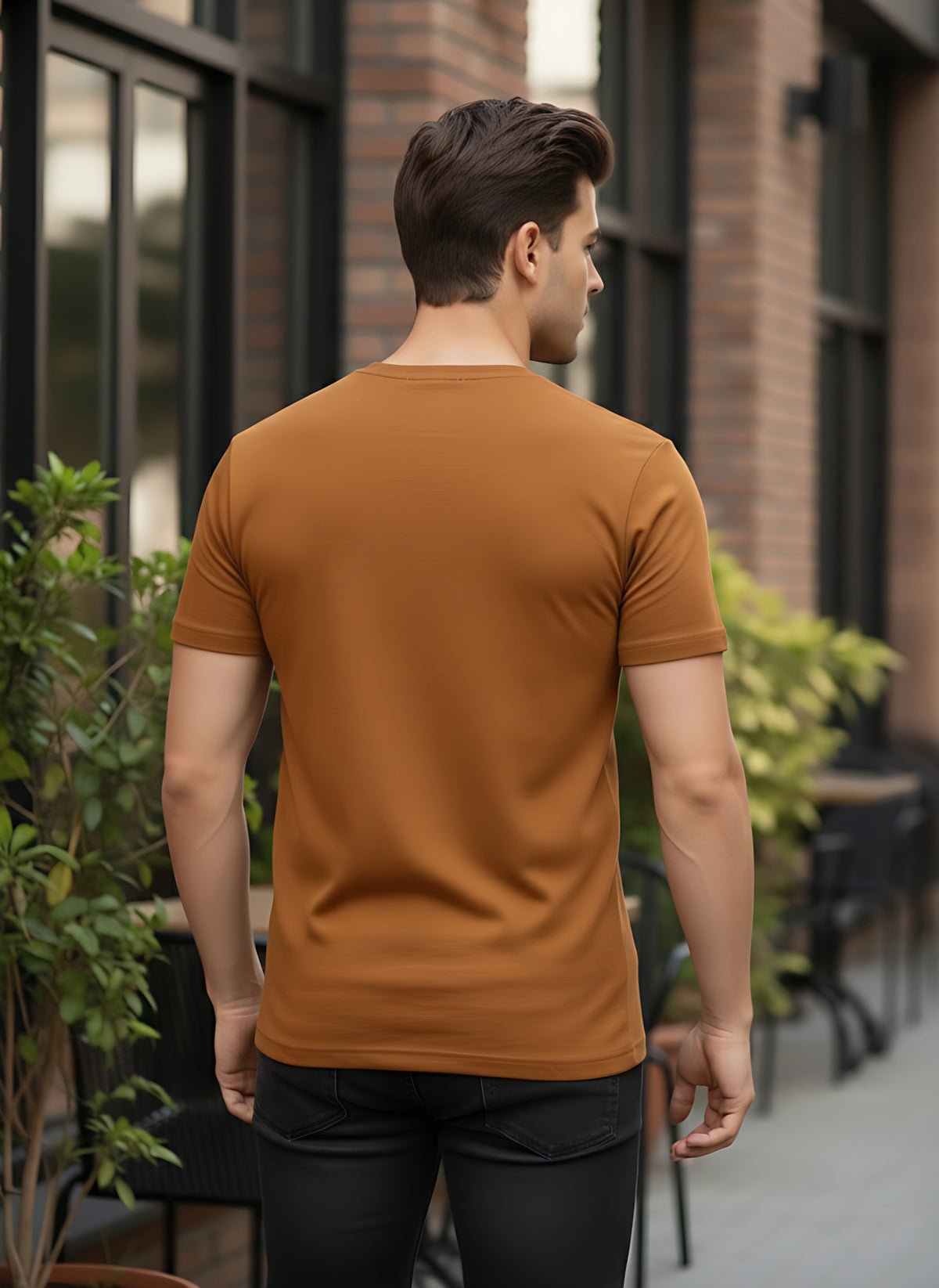 Mens Graphic Regular Half Sleeve T Shirt