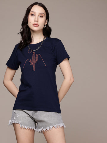 Half Sleeve Womens Regular T-Shirt