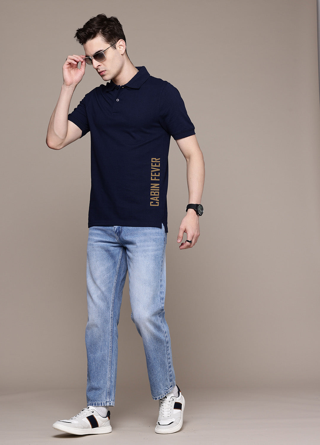 Graphic Polo Cabin Fever Print T-Shirt