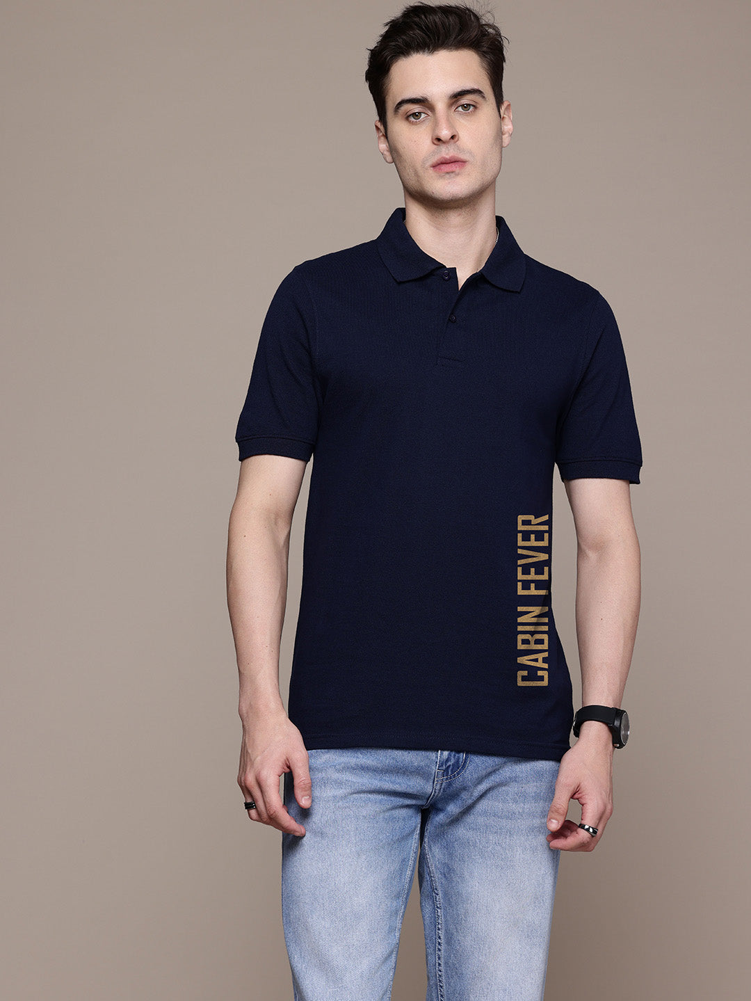 Graphic Polo Cabin Fever Print T-Shirt