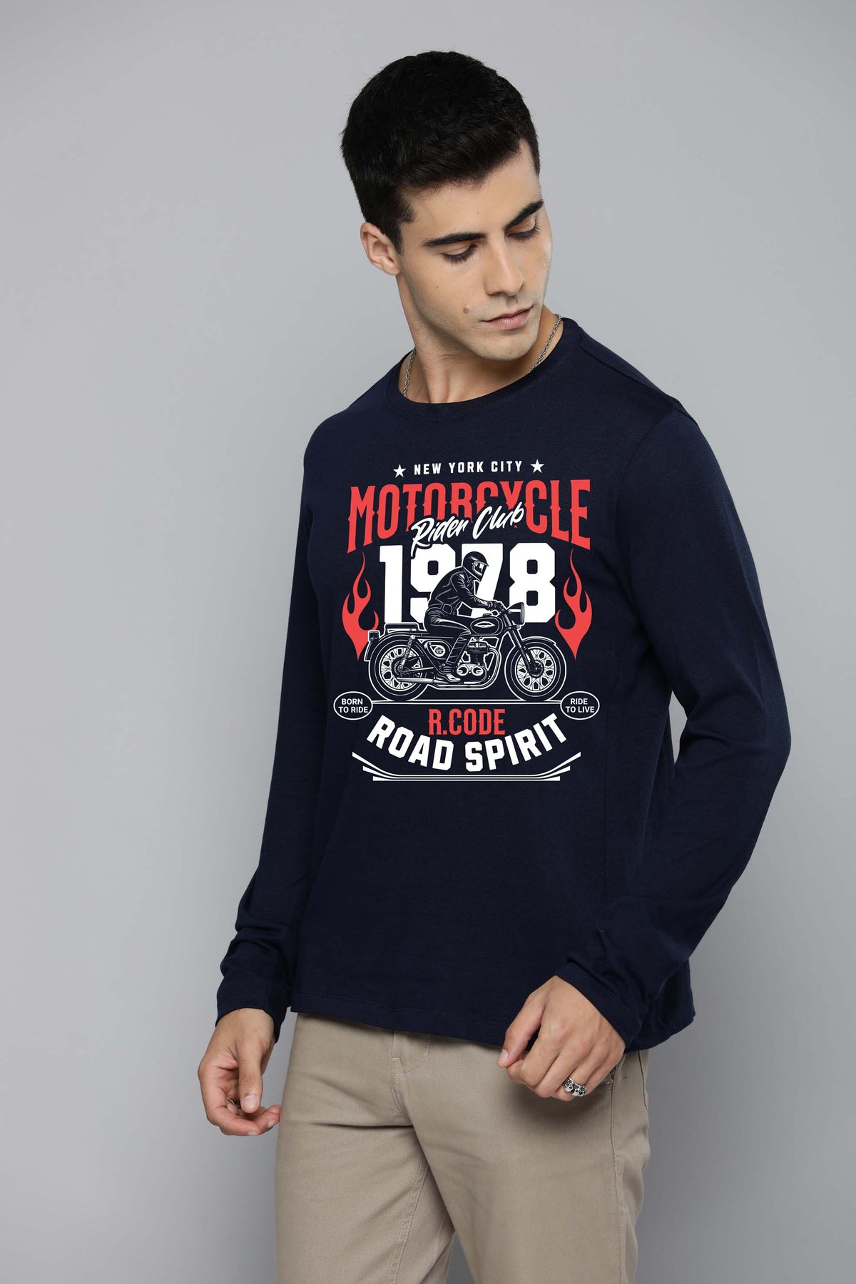 Mens Graphic Long Sleeve