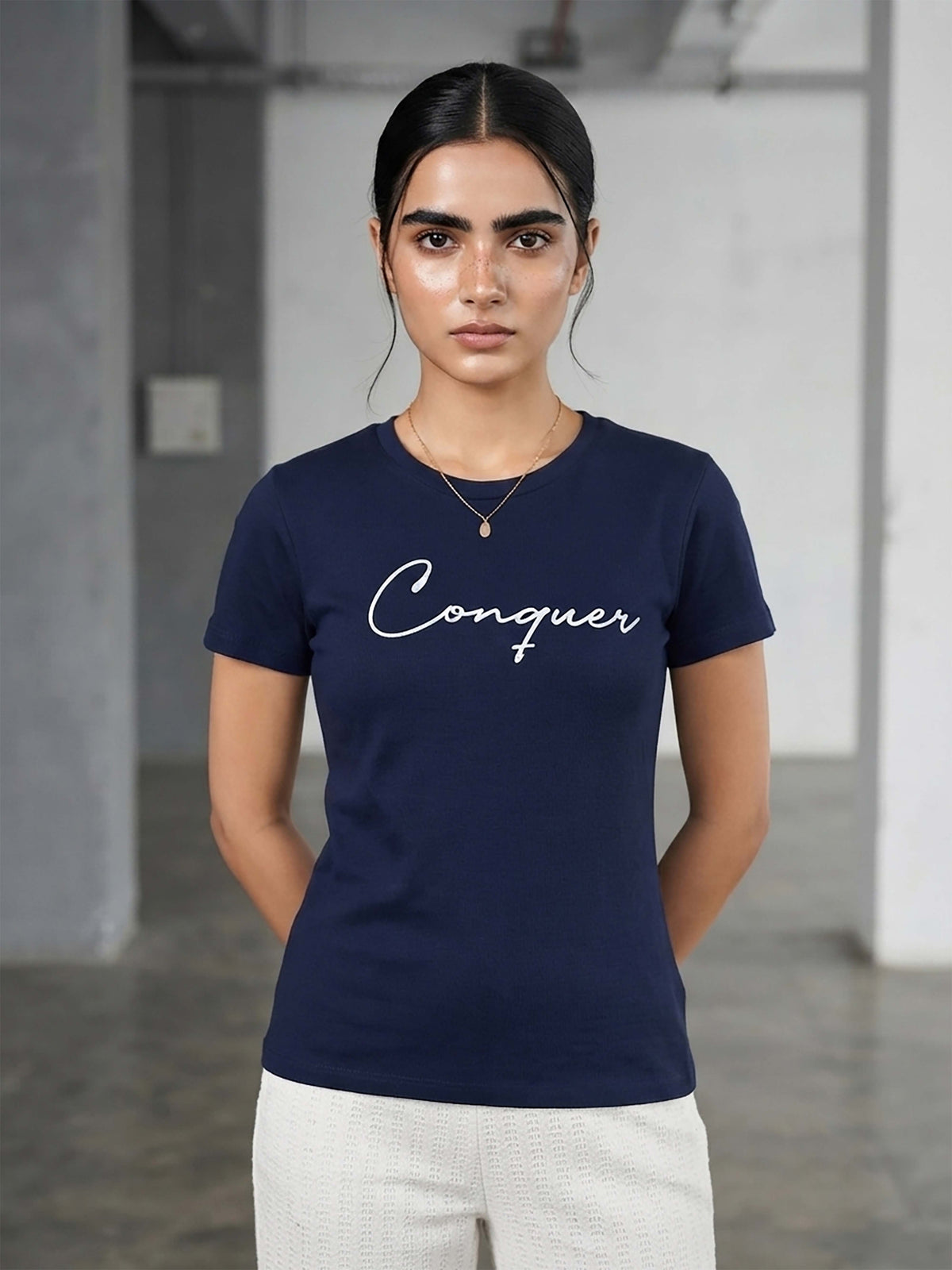Half Sleeve Womens Regular T-Shirt