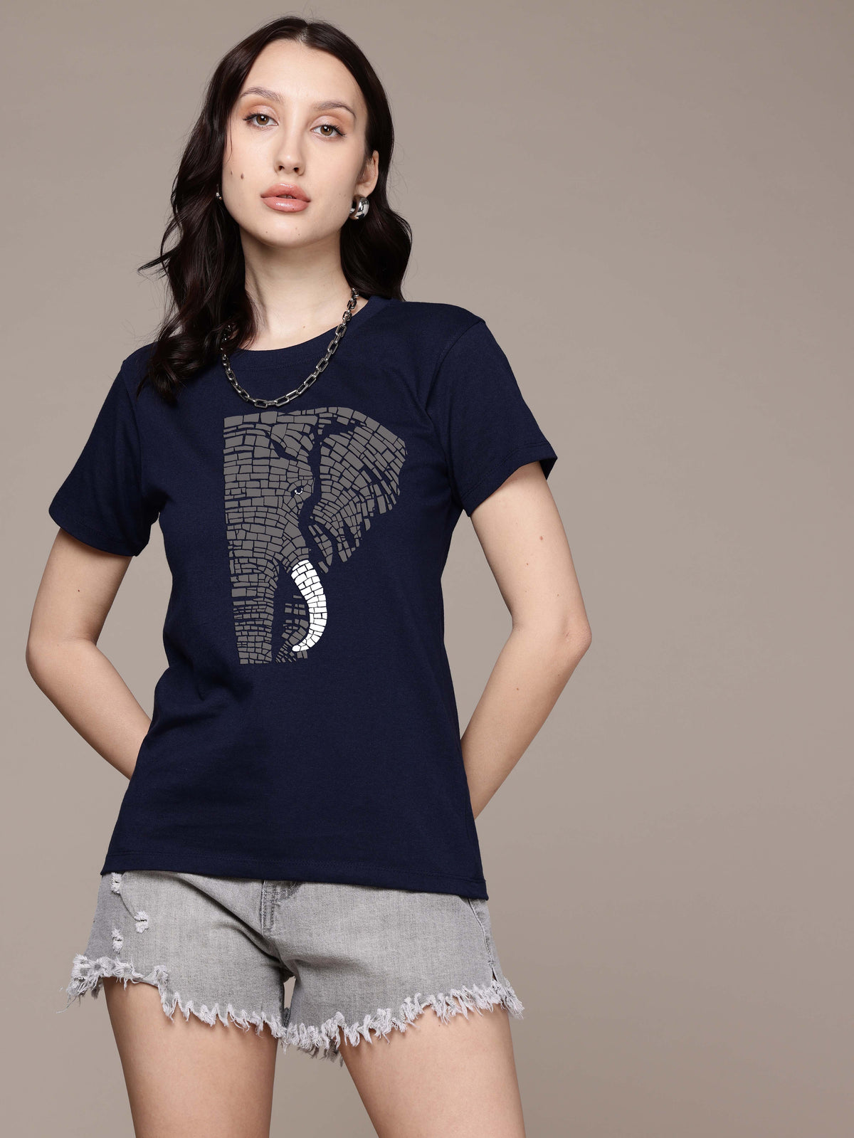 Half Sleeve Womens Regular T-Shirt